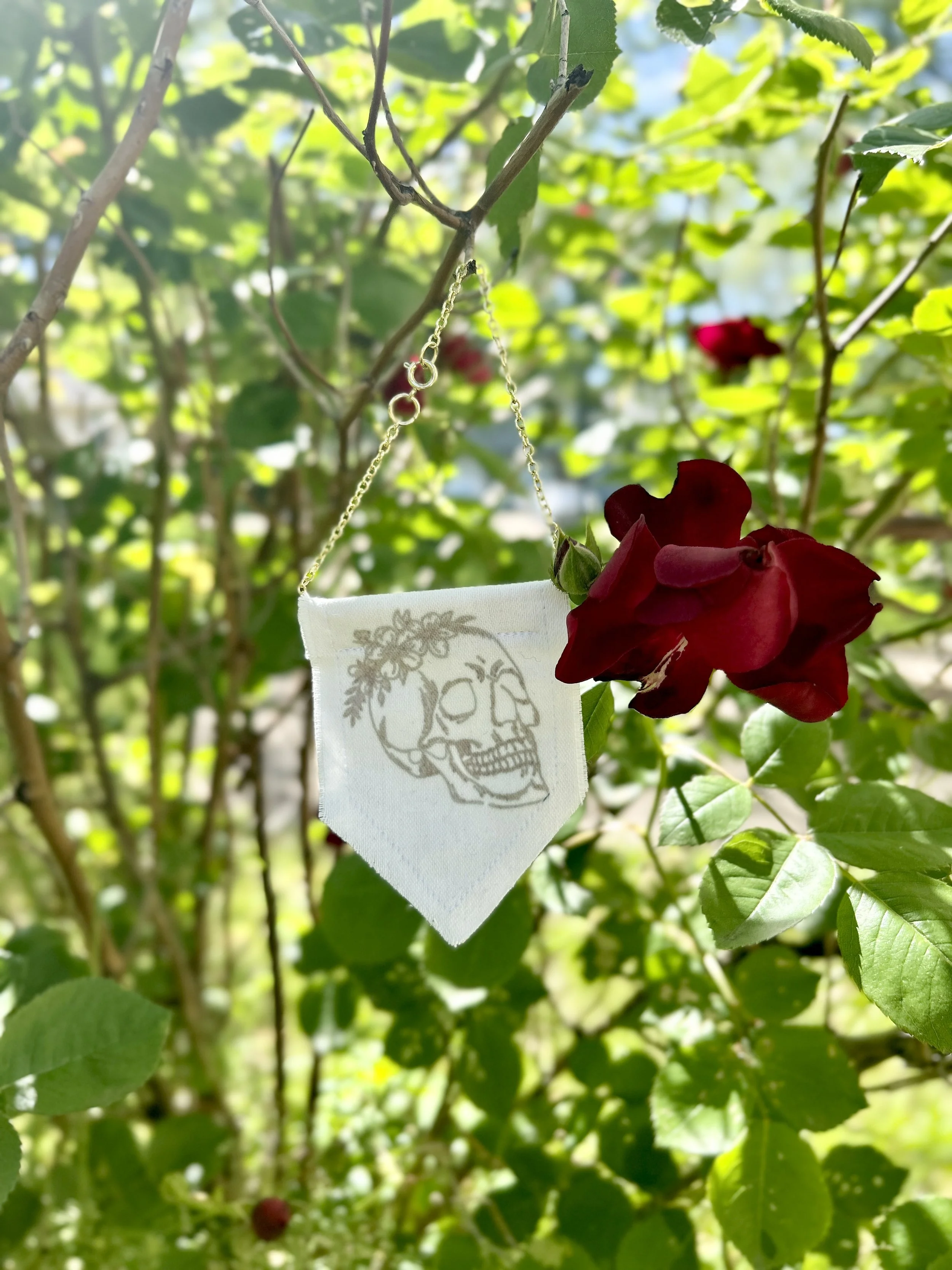 Flower Skull • Mini Banner