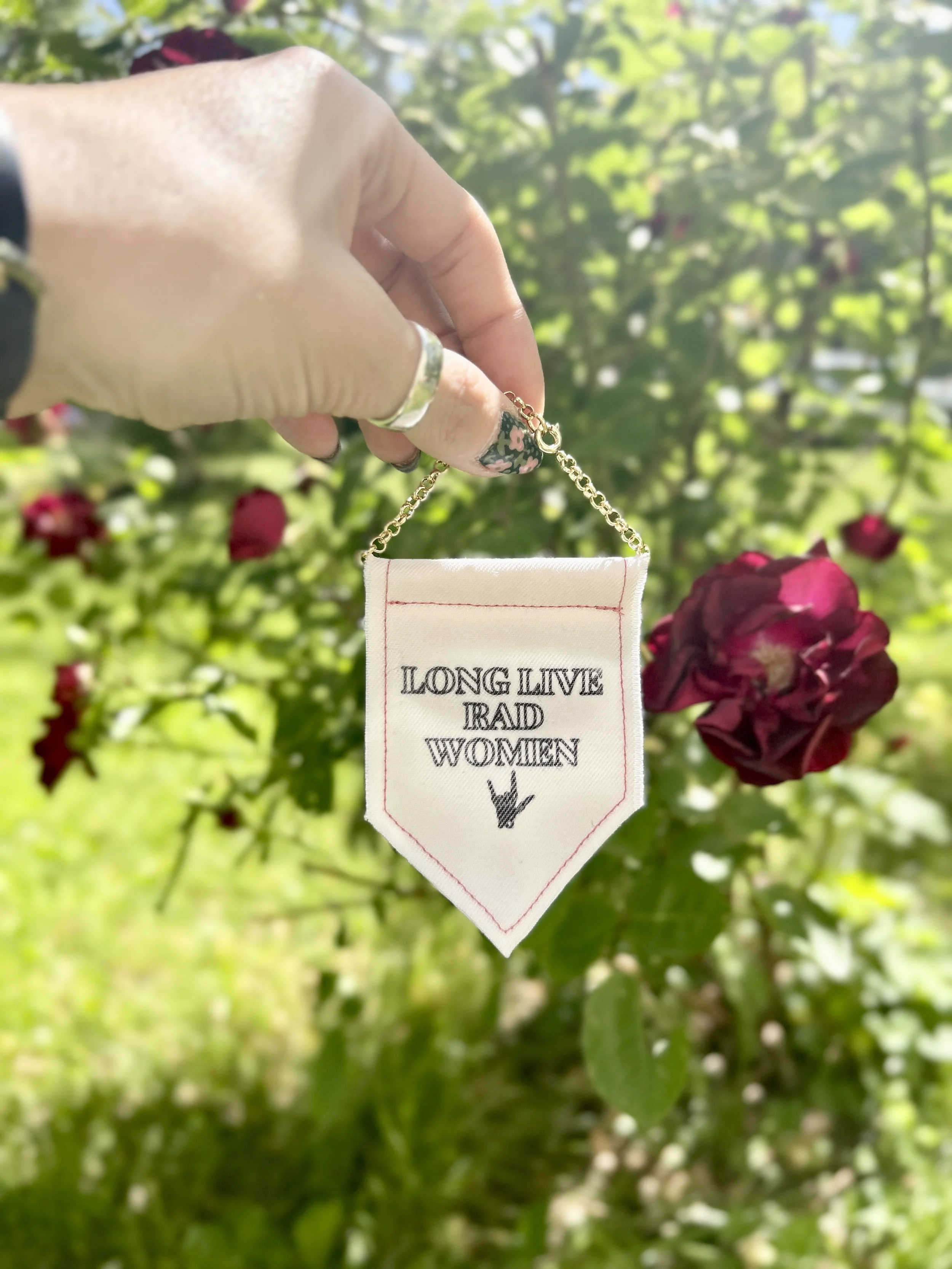 Long Live Rad Women • Mini Banner