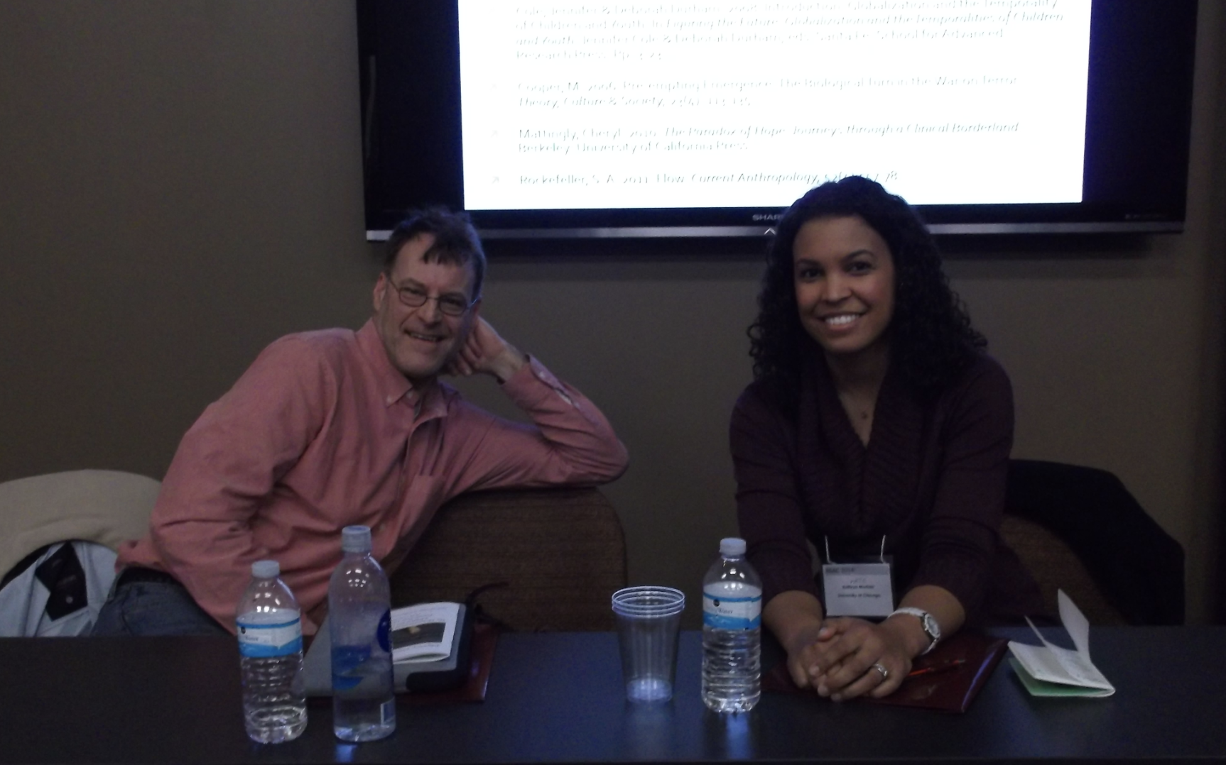 Sayres Rudy and Katherine Mariner, ASAC Conference, Florida State University