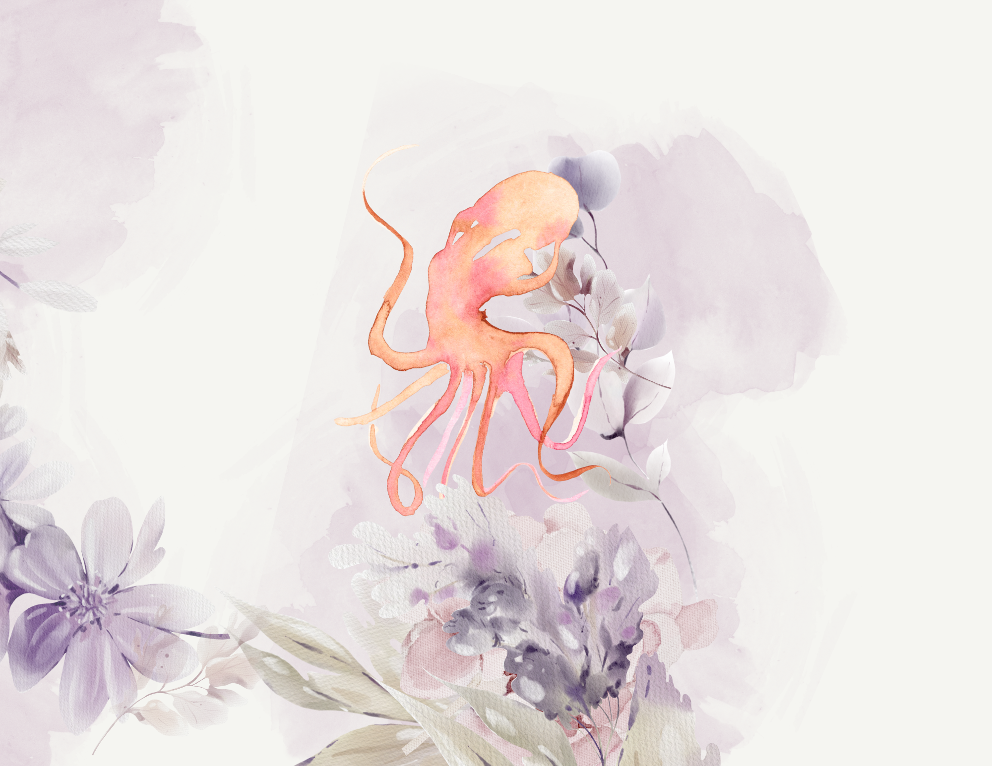 Lovely Being. Watercolor, unframed by Nettie Berkeley