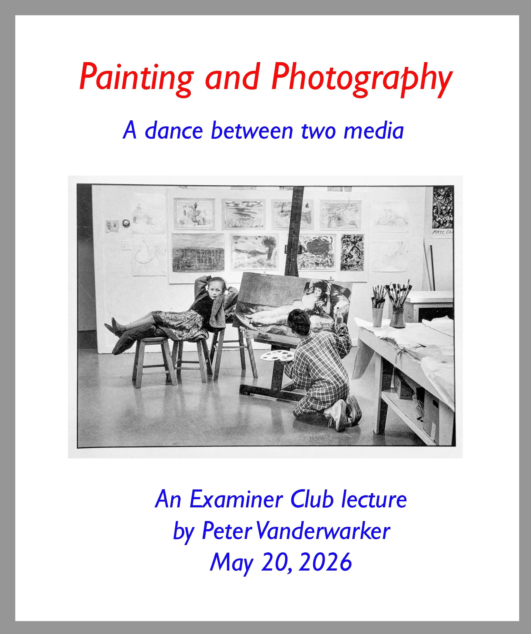 Peter Vanderwarker. “Painting and Photography.”