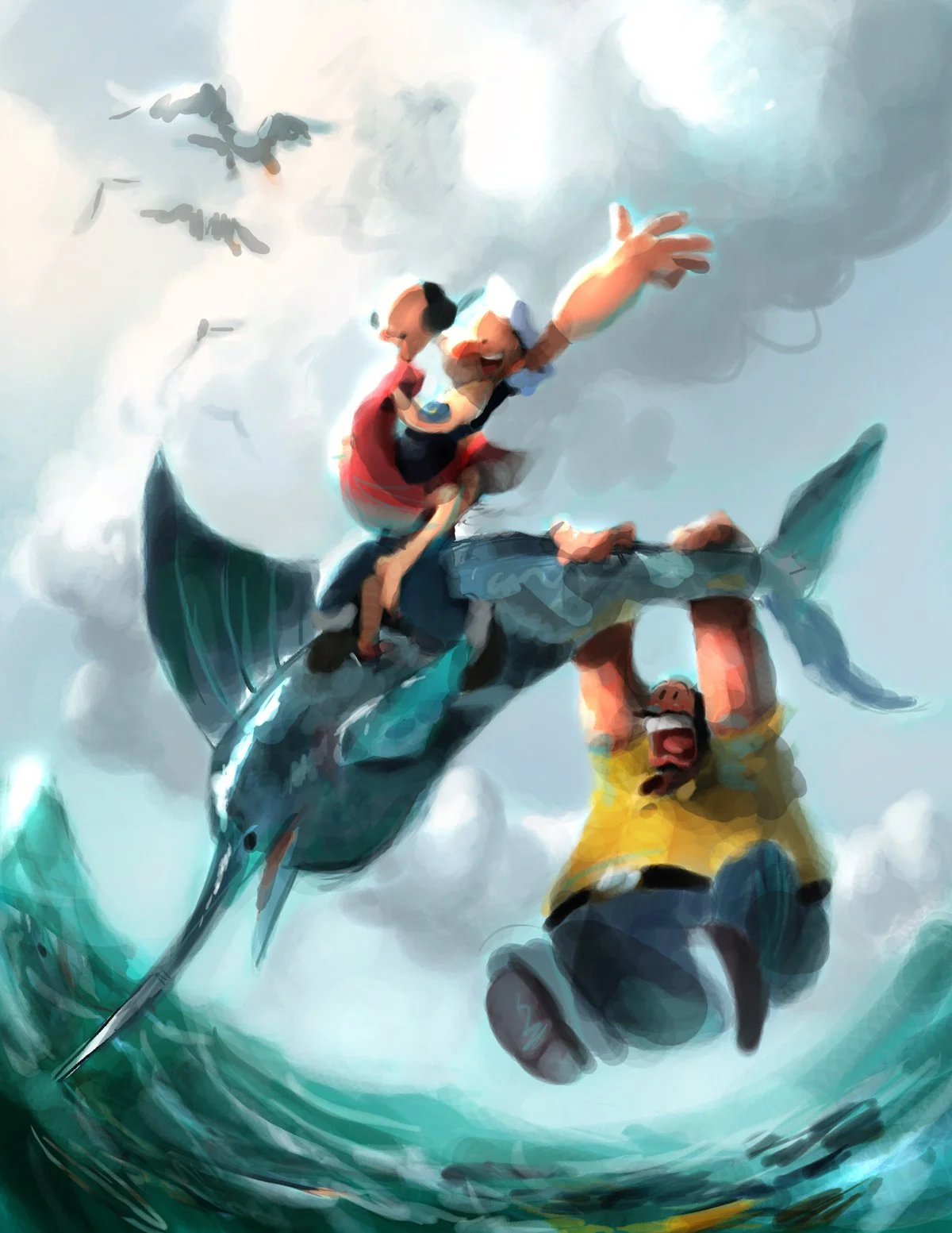 Popeye
Sony Pictures Animation
color rough: photoshop