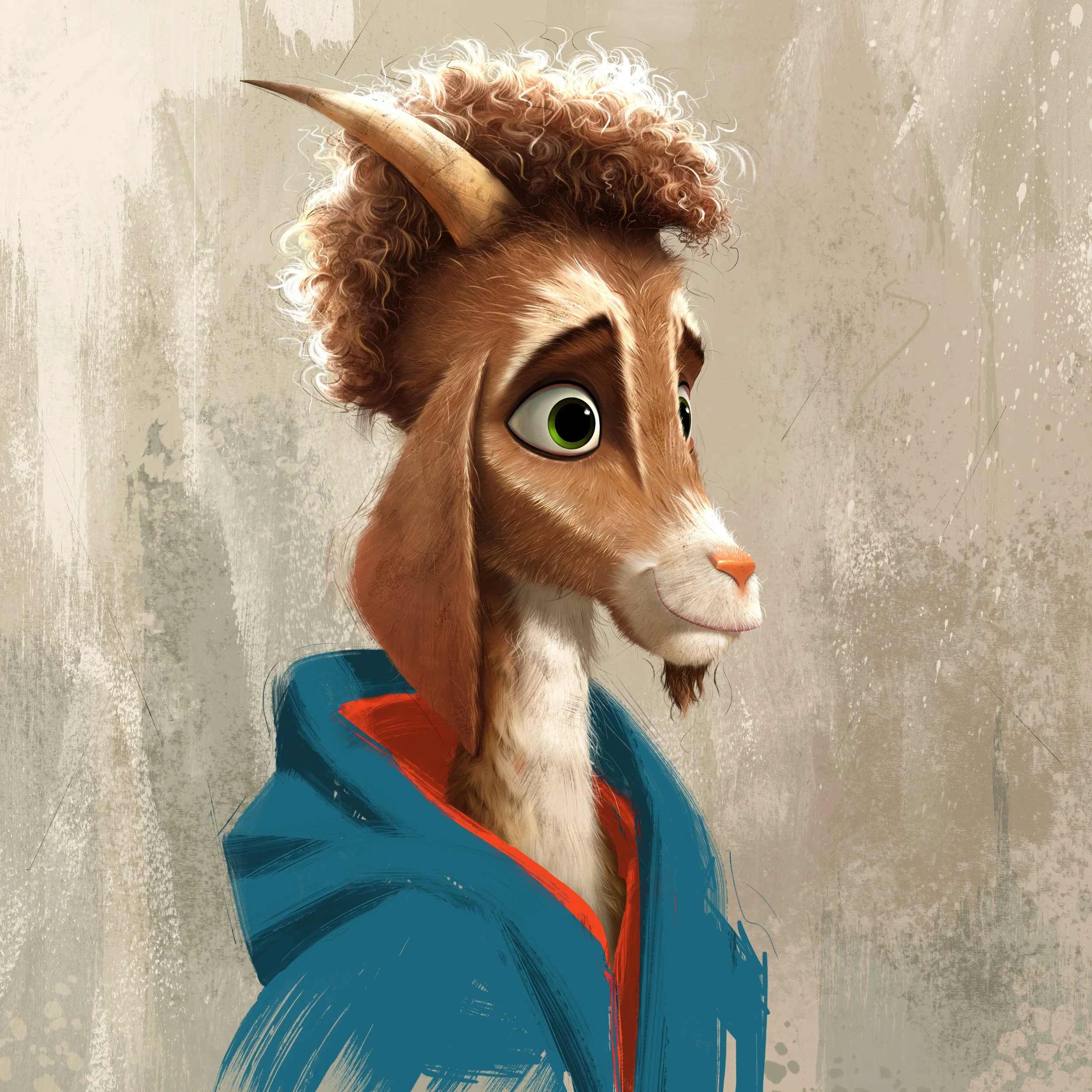 Goat
Sony Pictures Animation
character paint: photoshop
character design by tony siruno, omar smith 