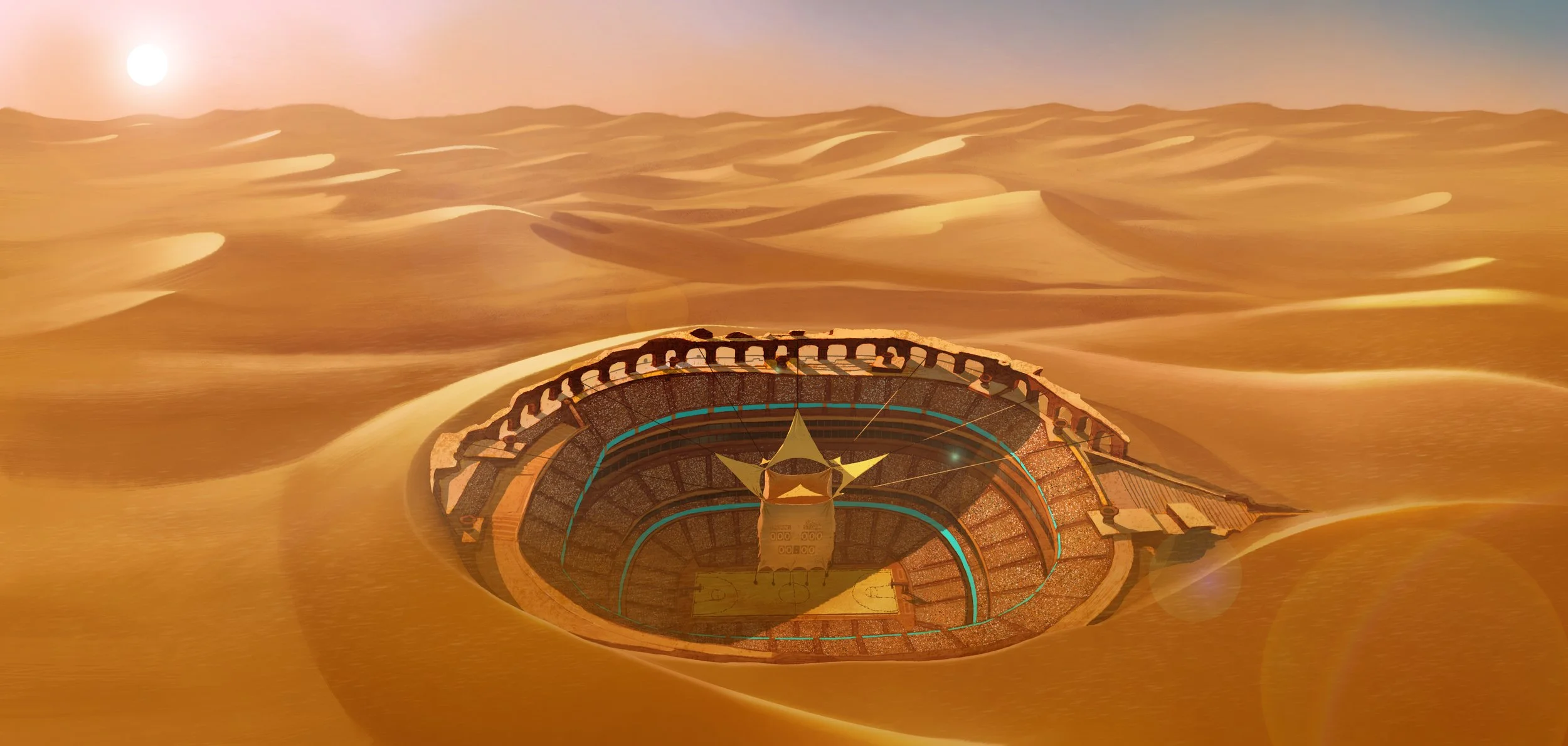 Goat
Sony Pictures Animation
visual development: photoshop
layout by michael isaak