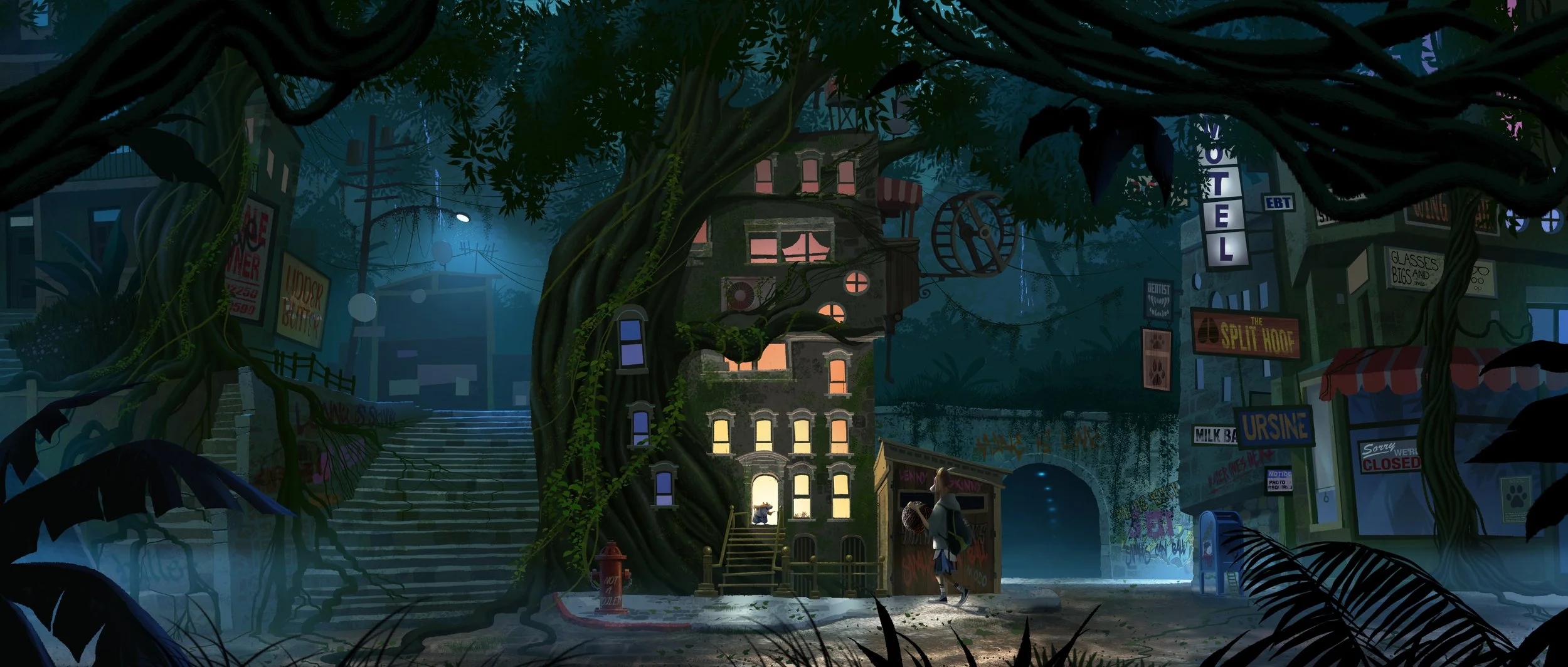 Goat
Sony Pictures Animation
visual development: photoshop
layout by michael isaak