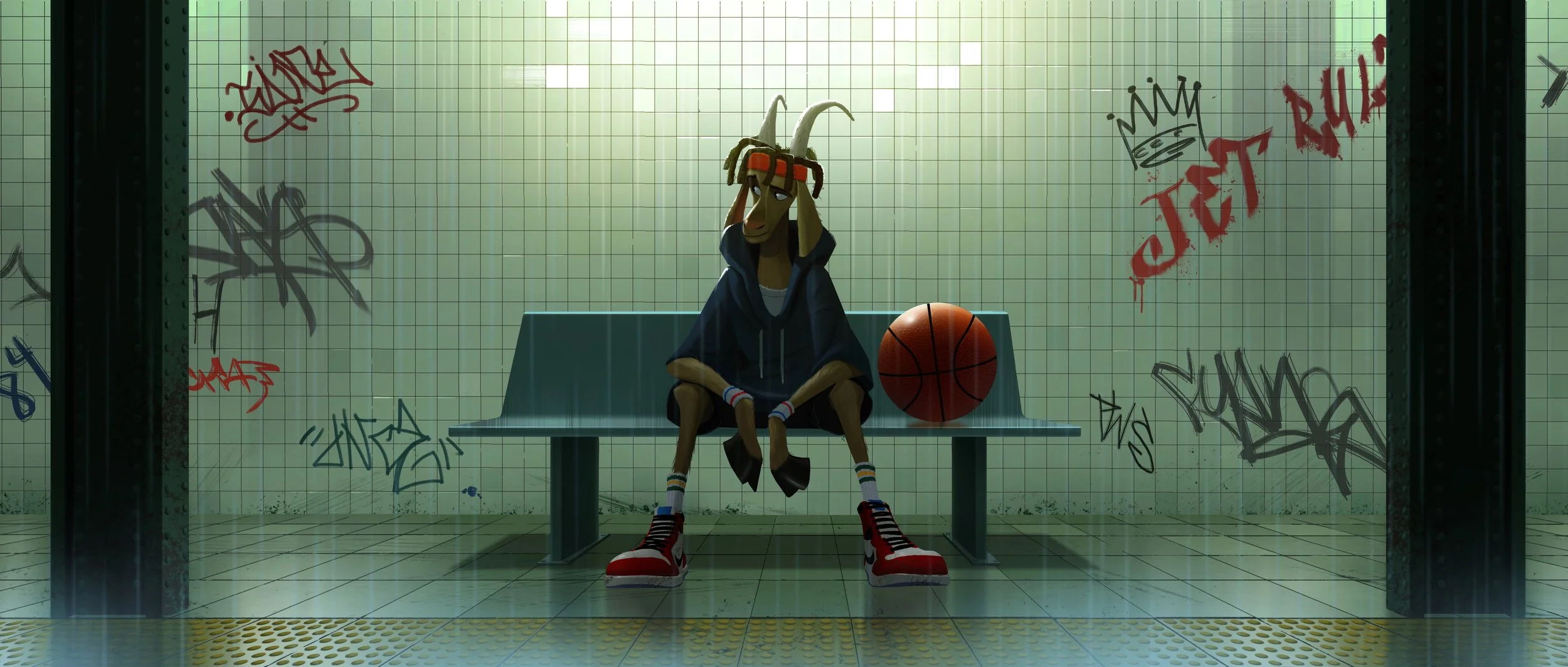 Goat
Sony Pictures Animation
visual development: photoshop
character design by dan seddon