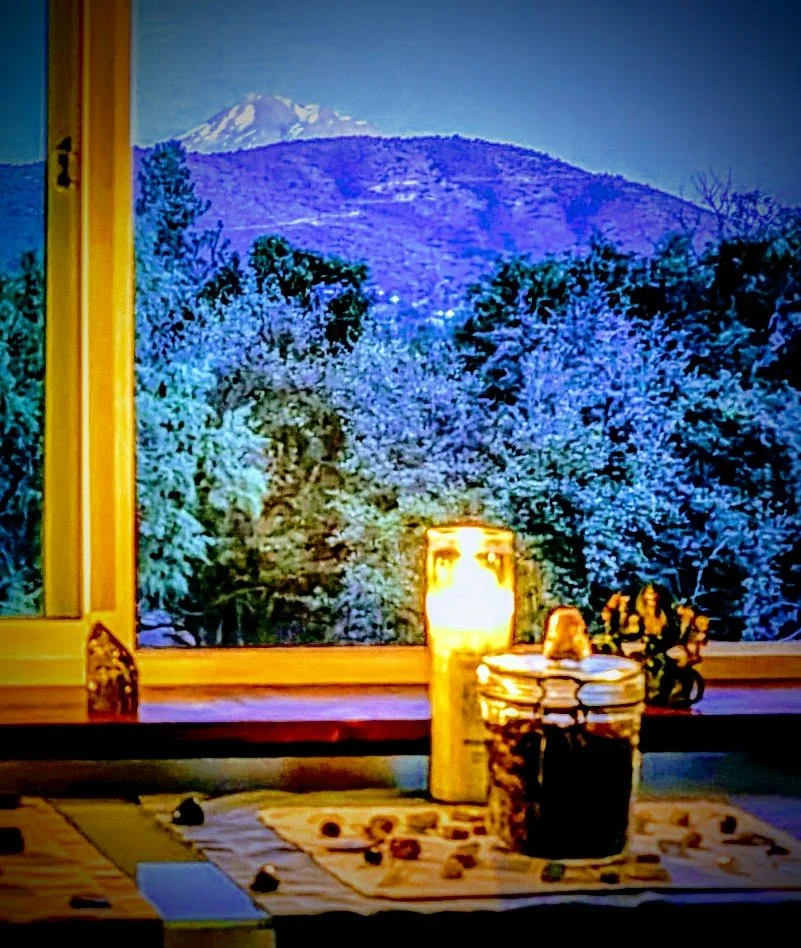 Blue Hour Tea Gridding With Mount Shasta.jpg