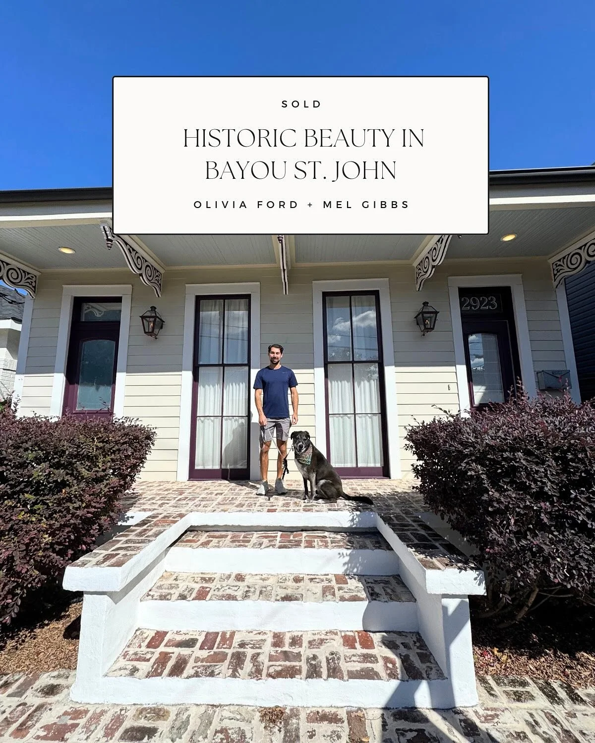 Getting your new place right before holiday time >>>

So thrilled for our long-time client (and pup) on their new digs in one of our favorite neighborhoods in the city!

📍2923 St. Philip &mdash; SOLD!

#bayoustjohn #newhome #neworleans