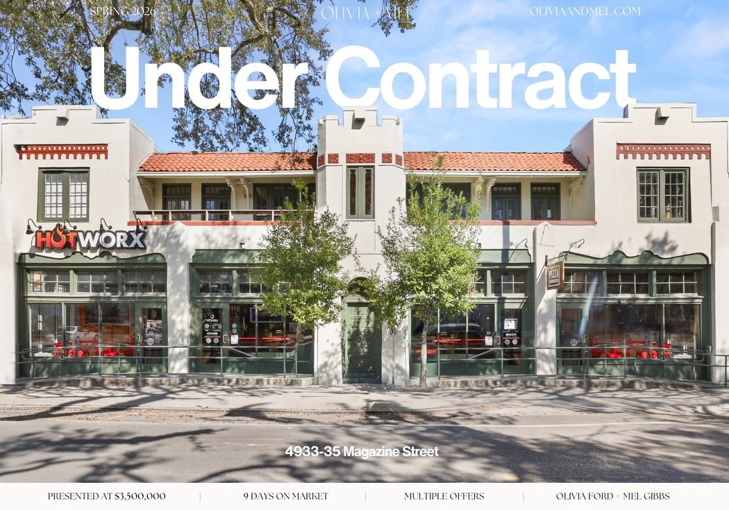A whirlwind week &mdash; 𝗺𝘂𝗹𝘁𝗶𝗽𝗹𝗲 𝗼𝗳𝗳𝗲𝗿𝘀 on our gem on Magazine Street in New Orleans!🌷

🌴 4933-35 Magazine St | Presented at $3.5M

No surprise here on the pace, this property features strong street presence and frontage along one of