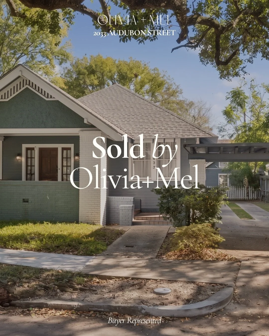 Another beautiful home sold, congratulations to our buyers on their new Uptown oasis. Bright and airy with plenty of charm, this one is a keeper! ⛲️🌳

Looking to buy this summer, or beginning to prep for a fall search? Shoot us a DM for what you nee