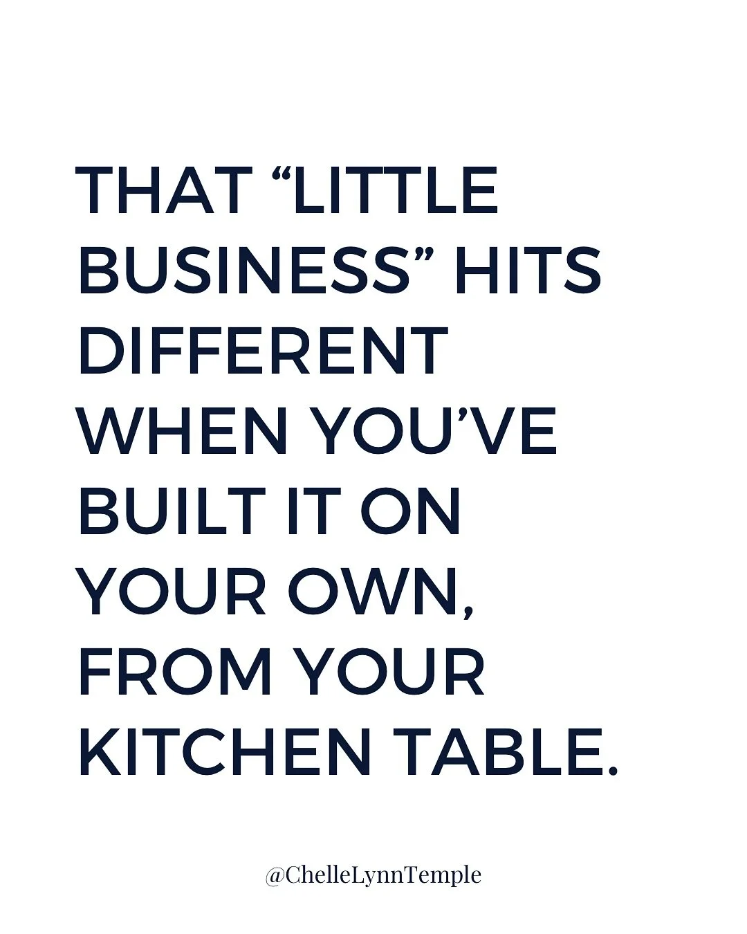 That &ldquo;little business&rdquo; hits different when it started at your kitchen table, was funded by grit and Starbucks, built on sheer panic, and powered by the kind of I-have-no-other-option determination most people will never understand.

She&r