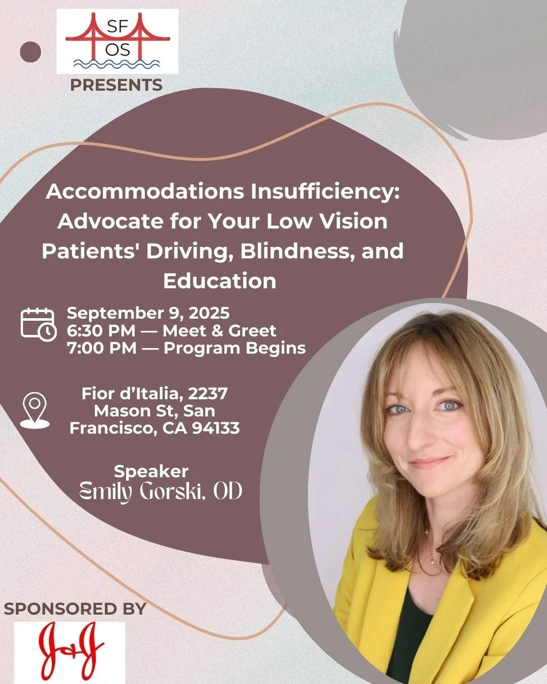 SEPTEMBER 2025 CE MEETING: Dr.Emily Gorski, OD