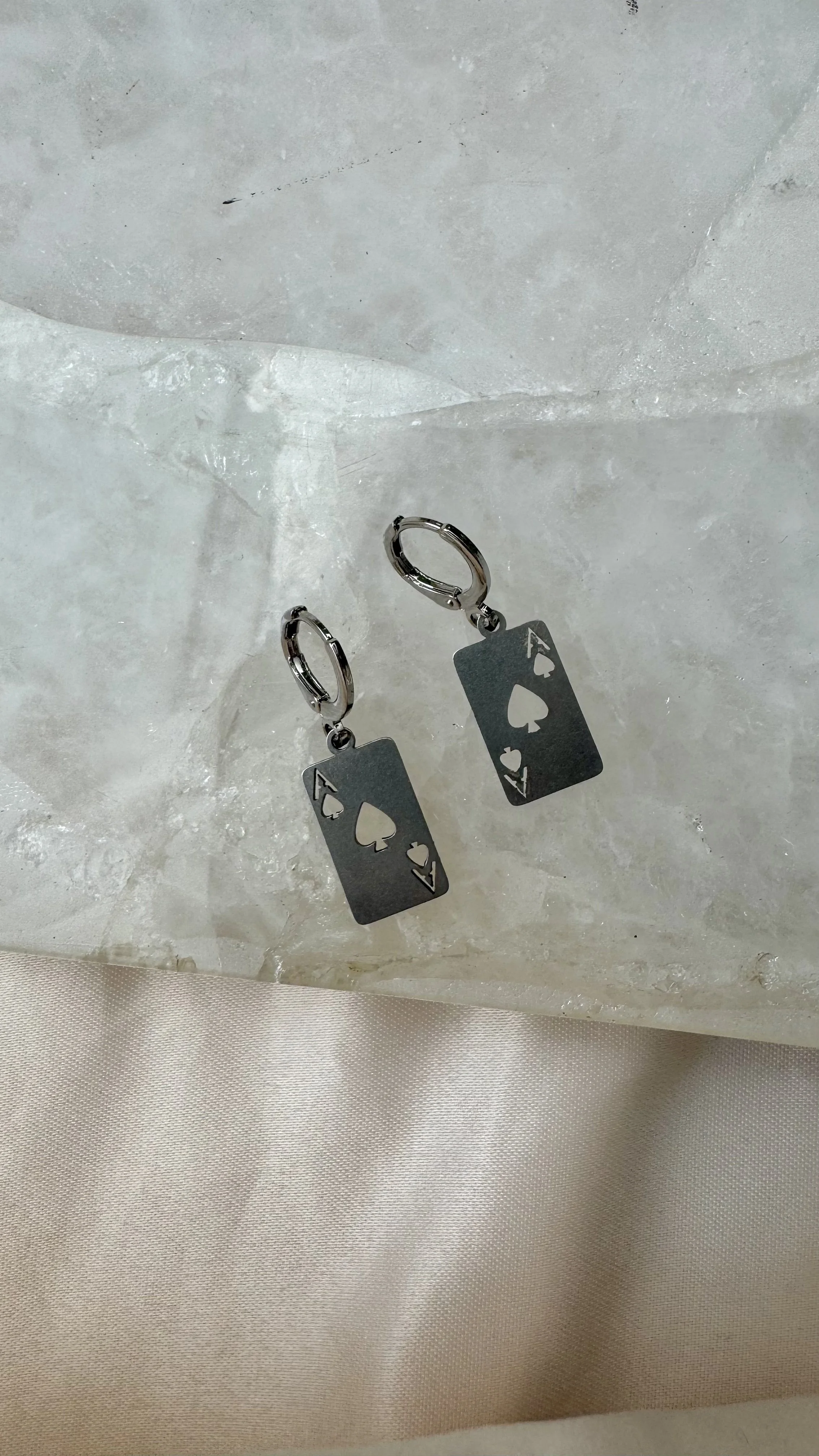 Ace Huggies (Silver Tone)