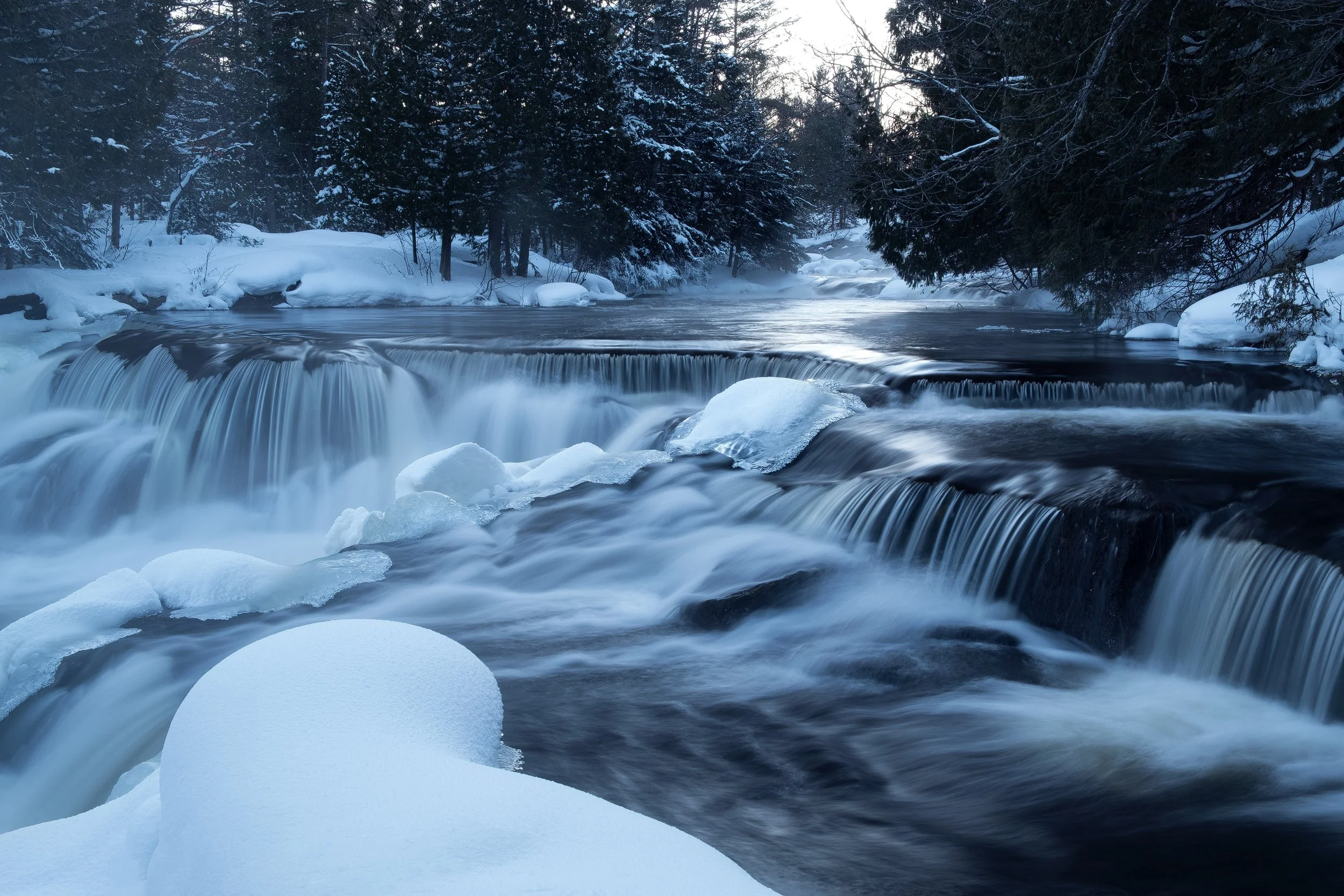 "Twilight Cascades" - Ottawa National Forest, Michigan
(2022)