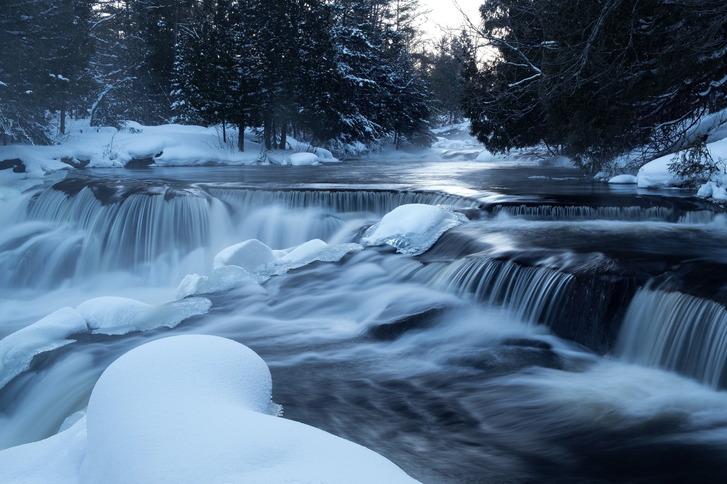 "Twilight Cascades" - Ottawa National Forest, Michigan (2023)