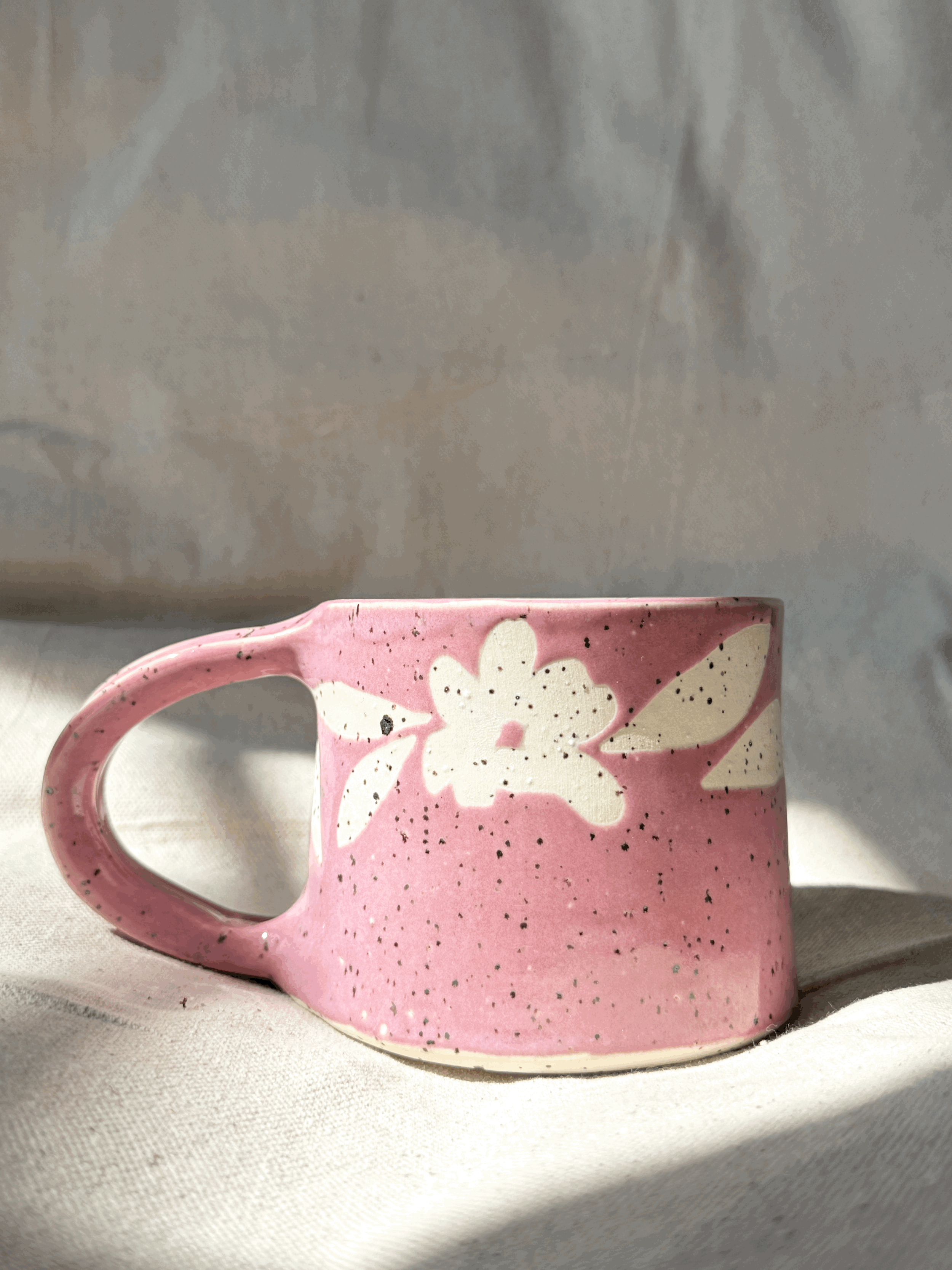 rhubarb magnolia mug