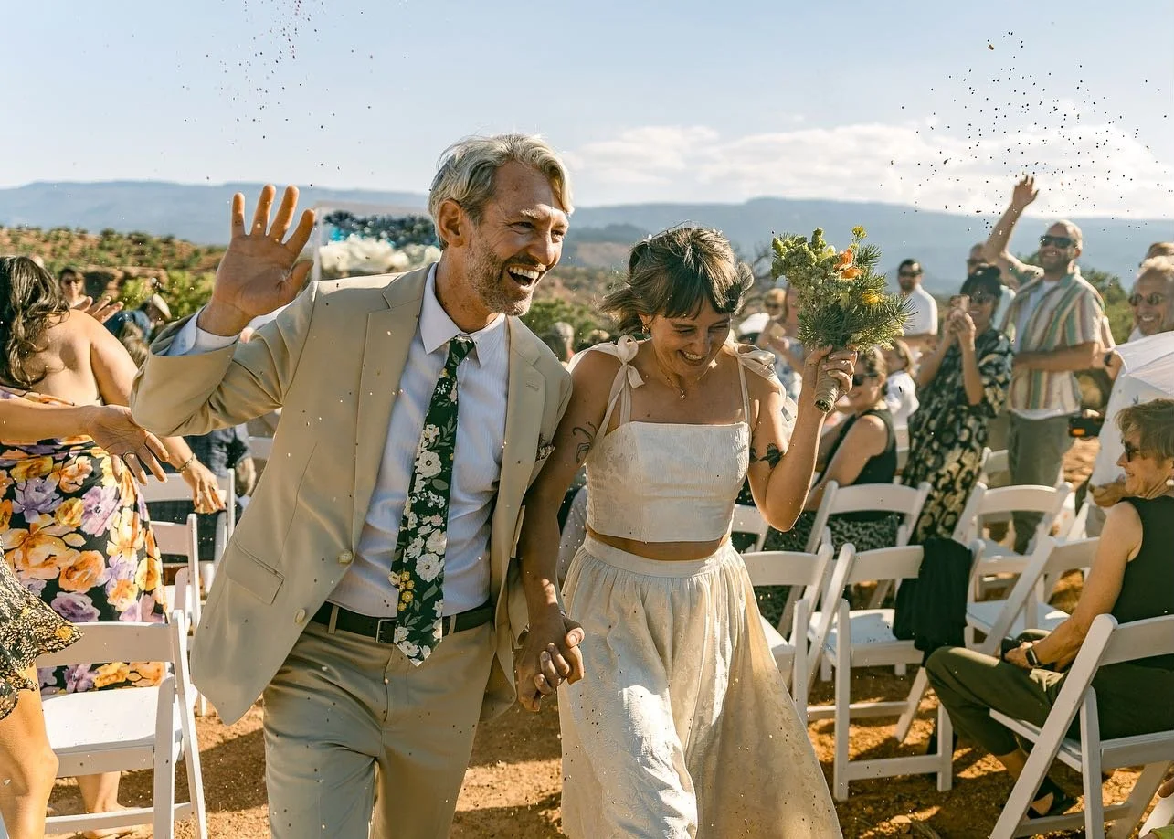 Yup. I disappeared into our daughter, Dory&rsquo;s, wedding plans, prep, celebration (at our home in Torrey), and cleanup over the last month. It was glorious, tender&mdash;and a blast. Dory Trimble x Justin Hitchcock. What a pair! That chuppah featu