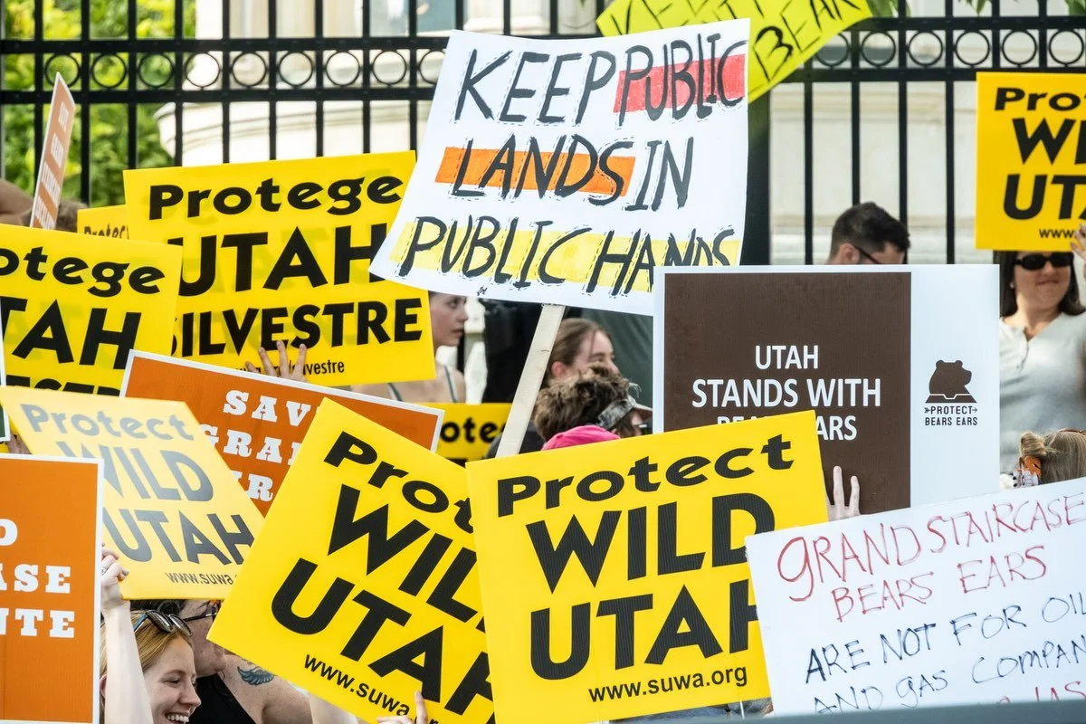 Those Utah politicians who hoodwinked Trump into devastating Bears Ears and Grand Staircase keep repeating the lie that Utahns want this. We do not! The polls show we do not. And the crowds protesting and making noise last night across the state make