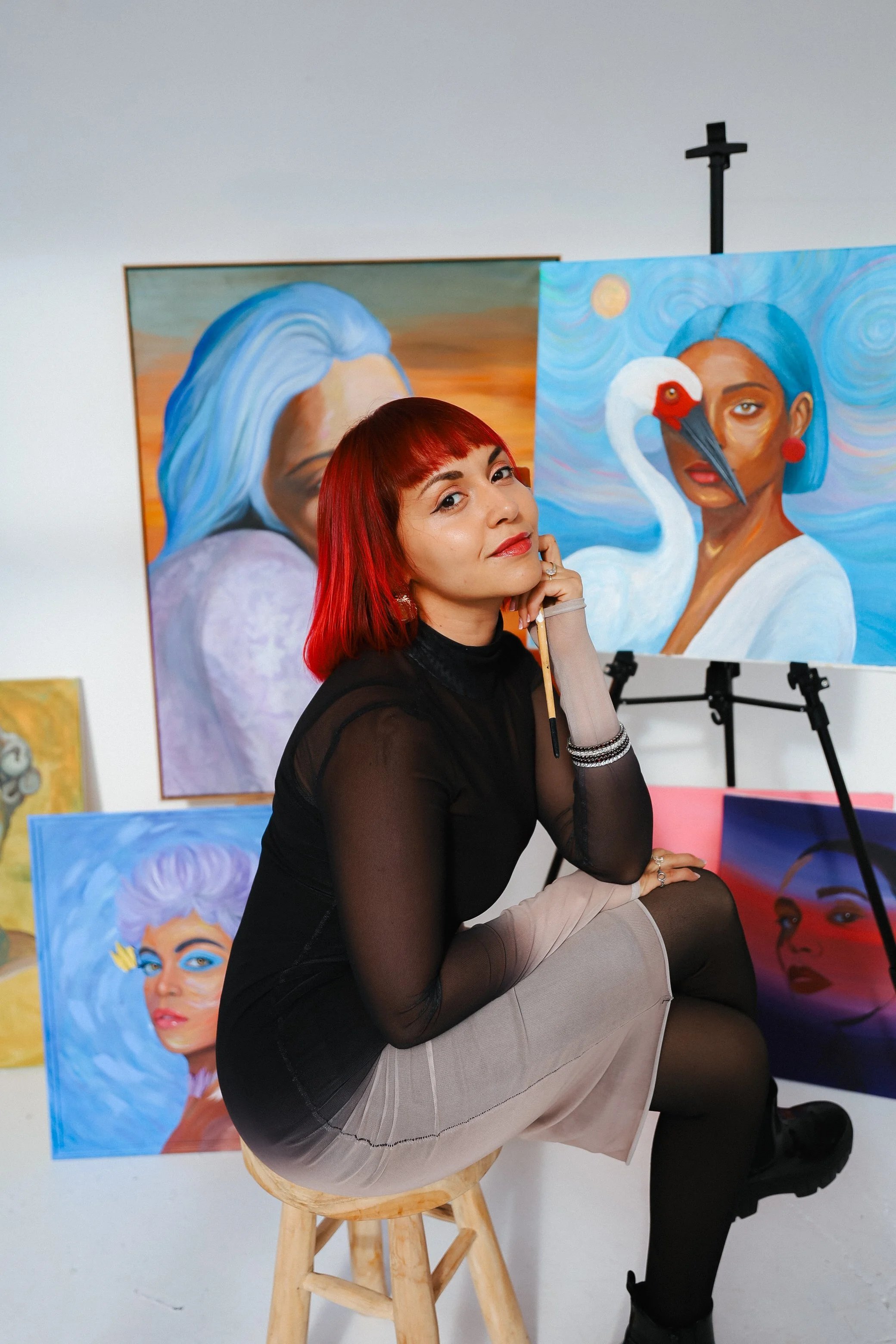 Shay Mess: Painting the Space Between Beauty and Becoming