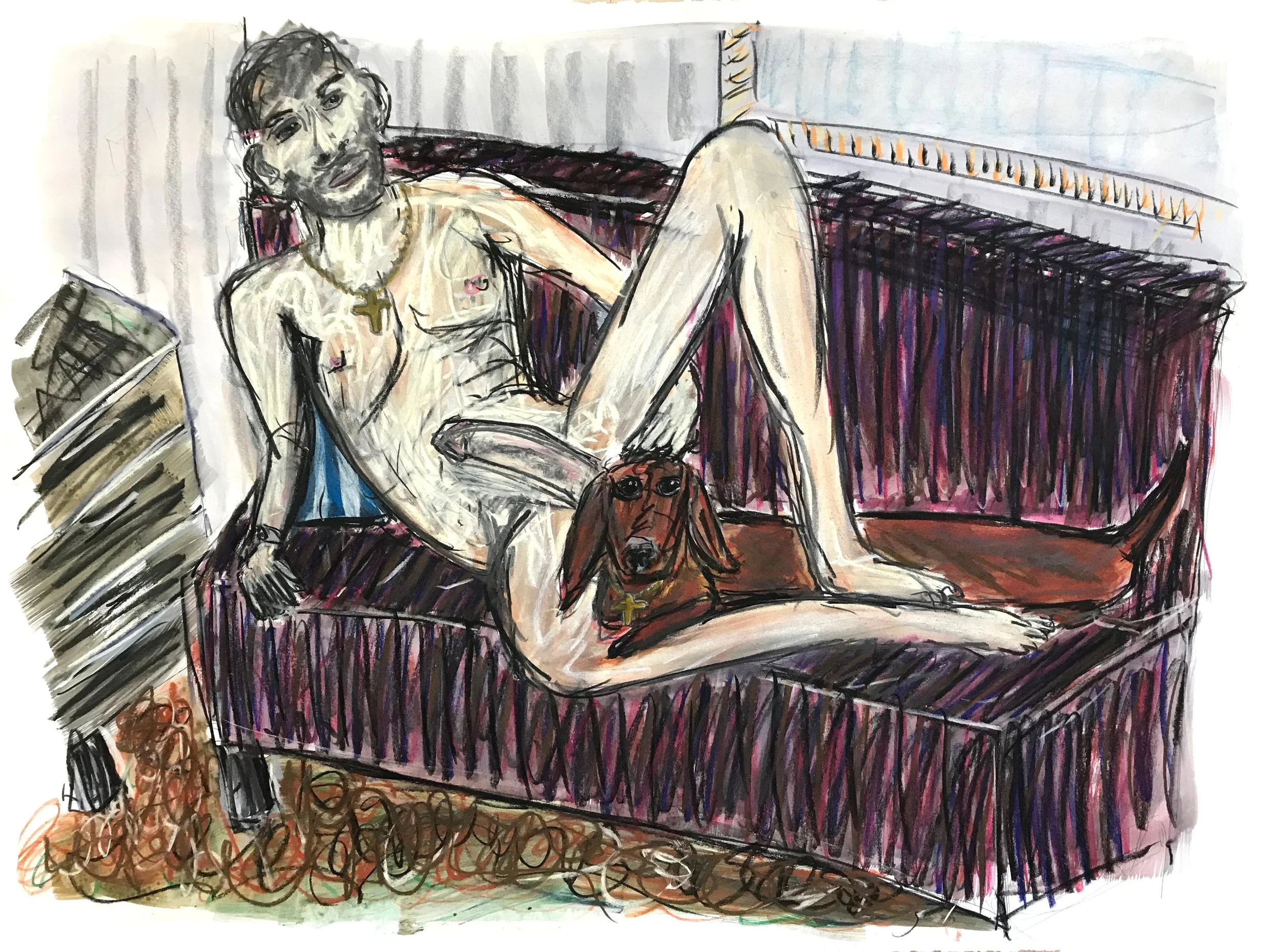 purple sofa blue pillow.JPG