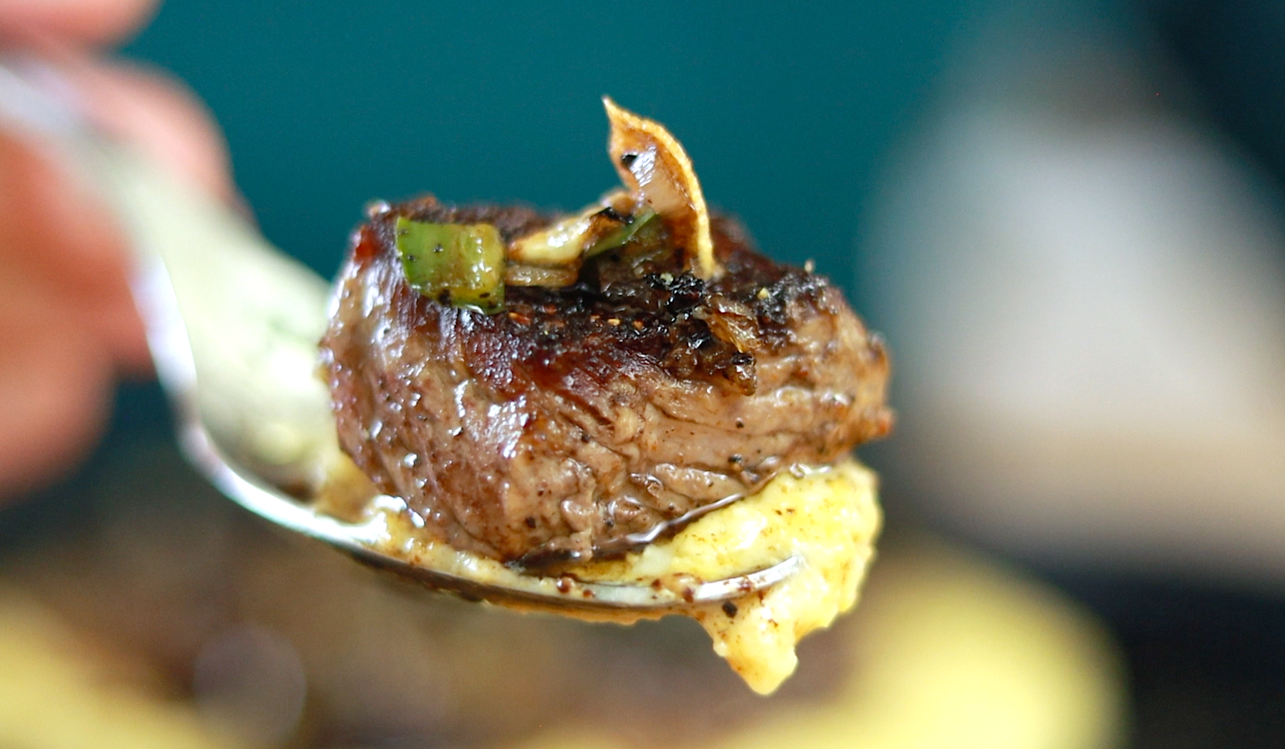 Spicy Garlic Butter Steak Bites