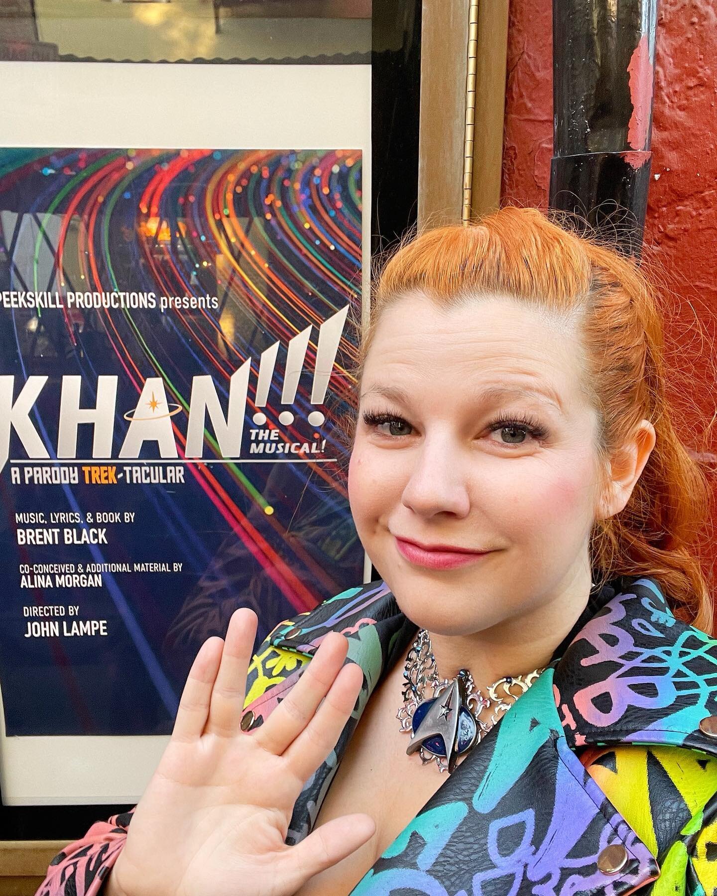 Everyone run, don&rsquo;t walk - and go see @khanthemusical 🖖🏼
My dear friend @brentalgram has created a full length musical parody full of nonstop laughter based on #StarTrek #WrathofKhan &hellip;
I can also say I&rsquo;ve made my Off-Broadway pre