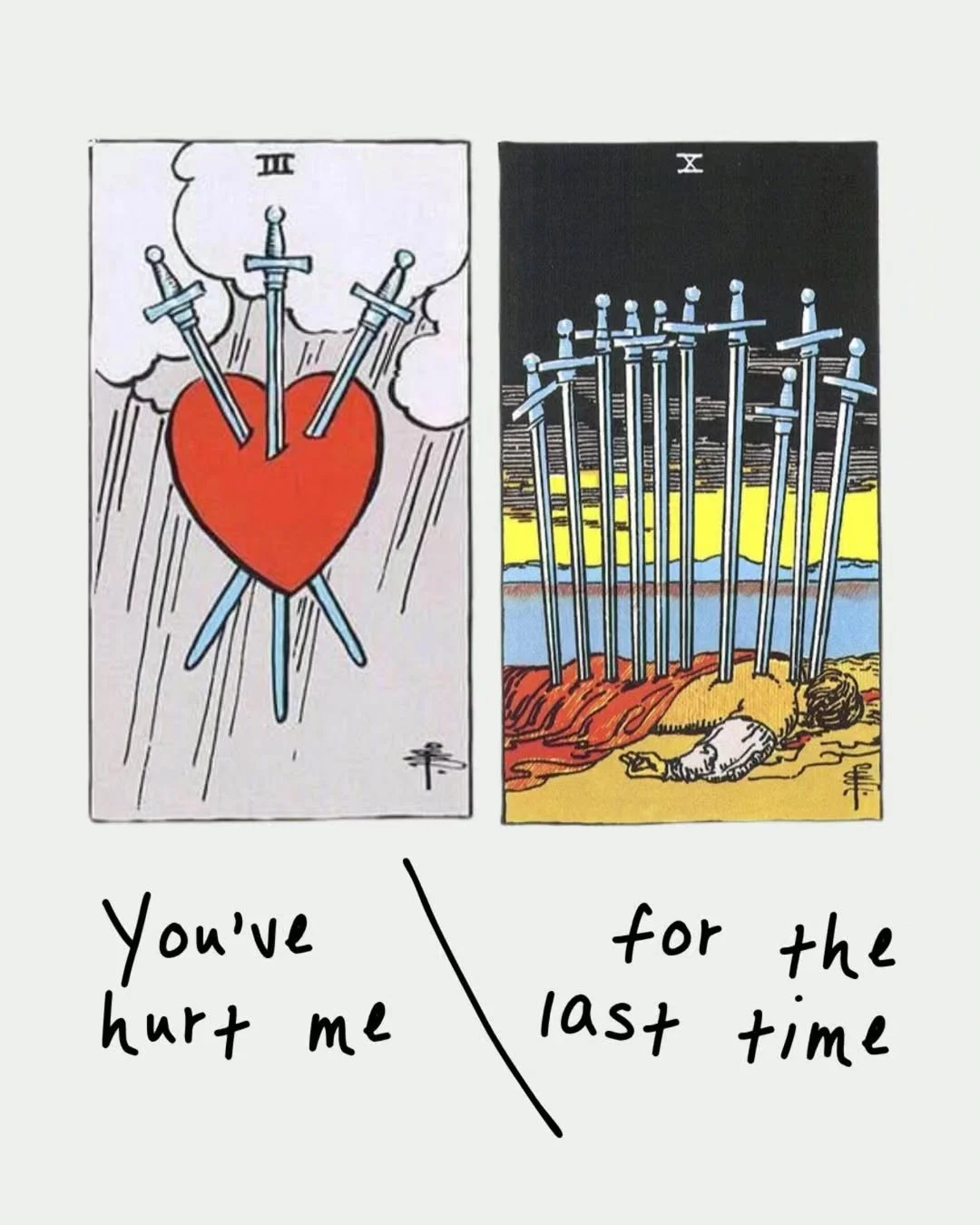 Quickie Duet Tarot Mantra Reading (as seen on my IG)