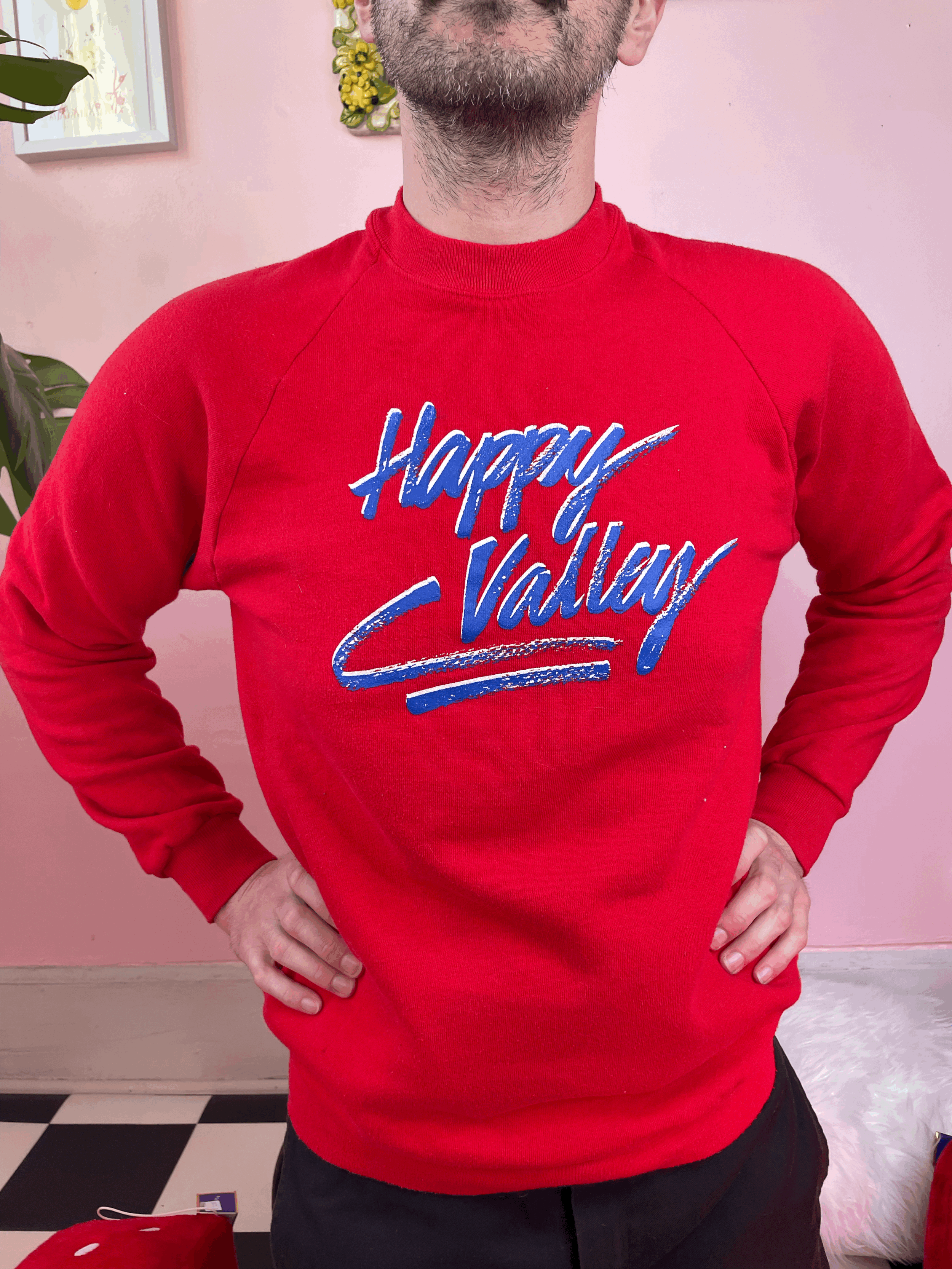 Vintage 80's Happy Valley Mens sweatshirt