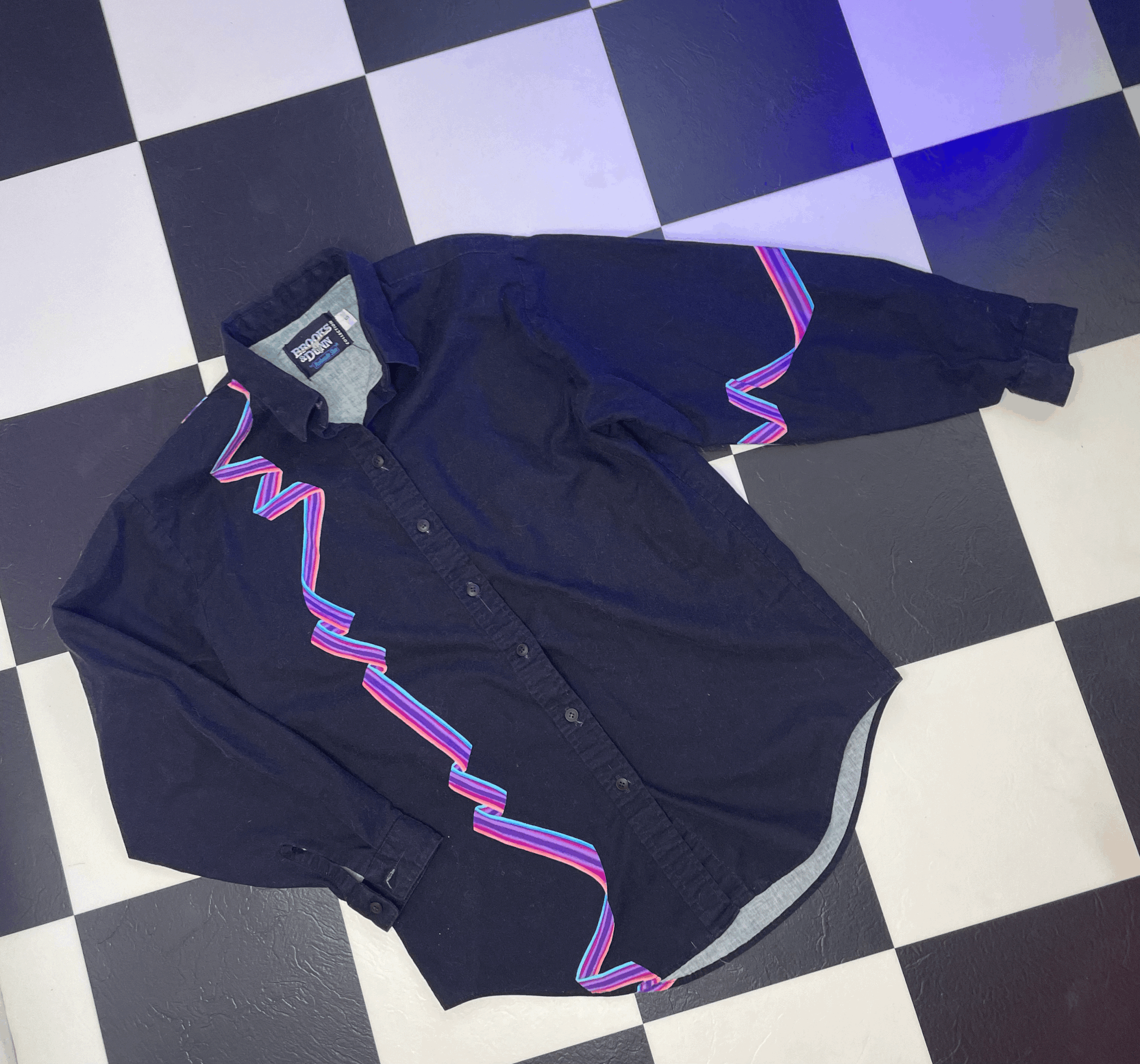 90's  Western electric shirt