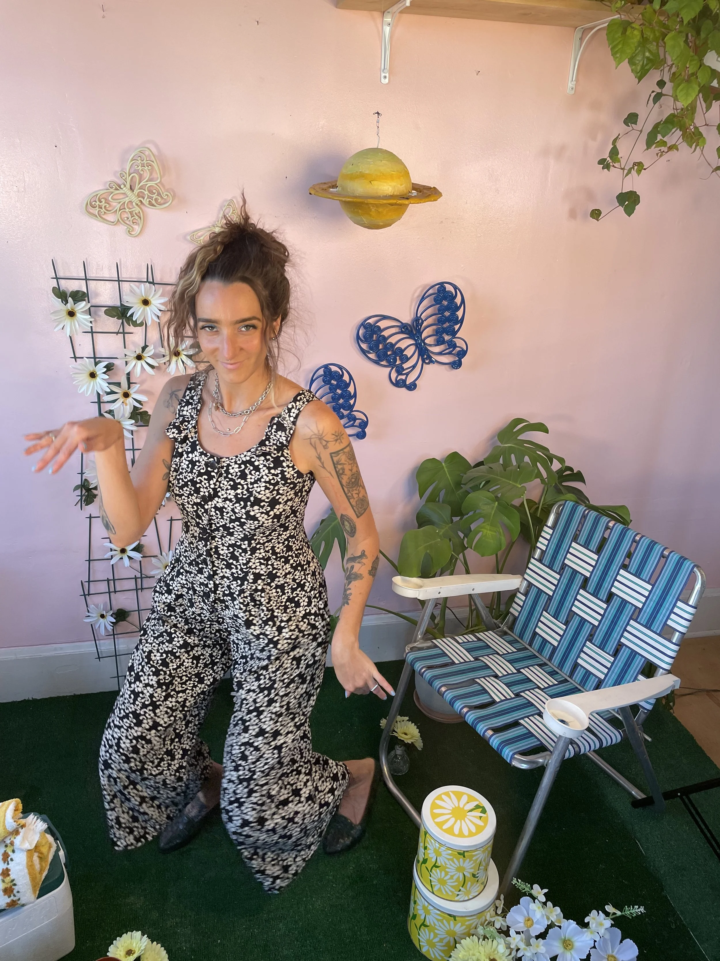 90’s onsie pant suit