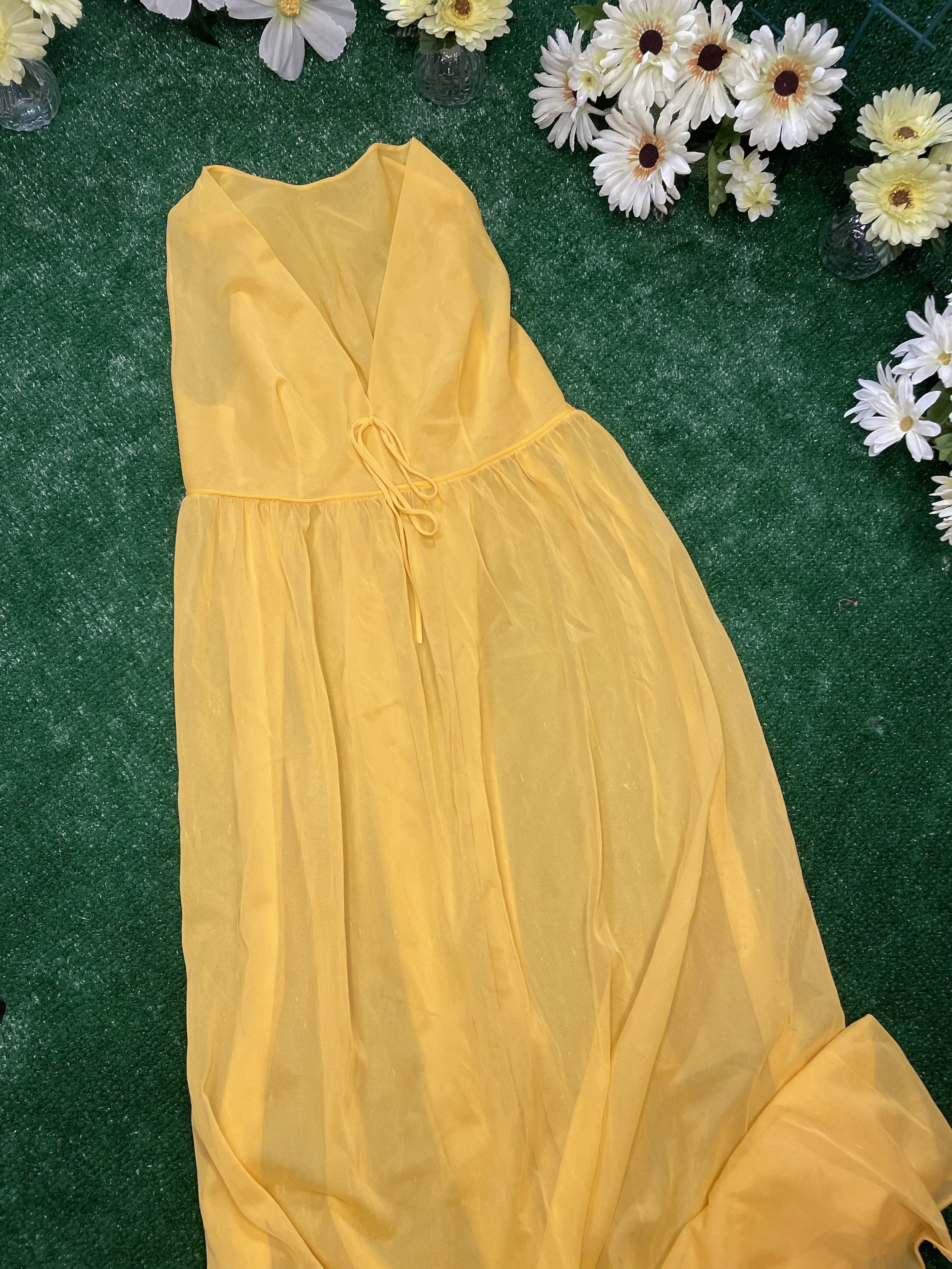 1970’s Yellow long slip