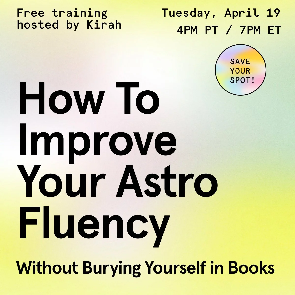 Improve Your Astro Fluency Without Burying Yourself in Books ...