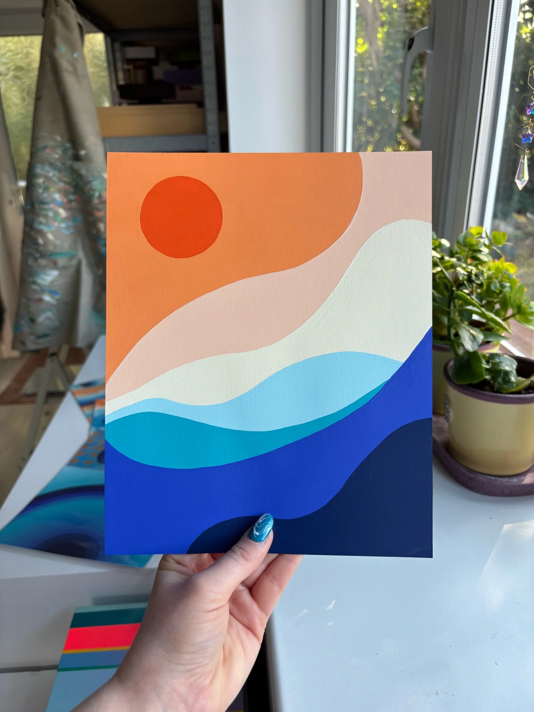 Gradient Study No. 2 - 8"10" on Paper