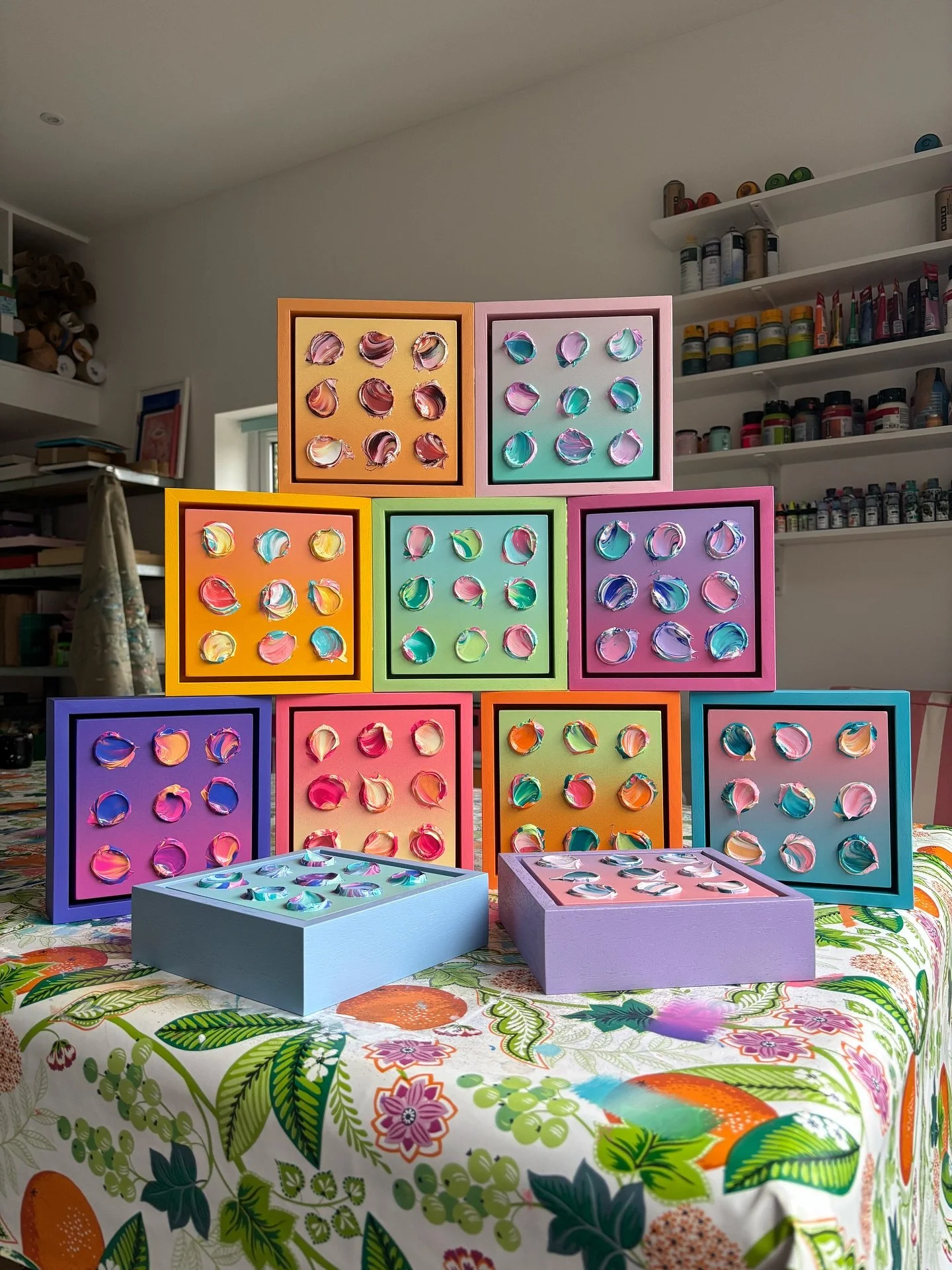 When you love all the colours too much so you gotta include them all! 🤗💖

The remaining &lsquo;Pick &amp; Mix&rsquo; minis will be dropping on my website in just over an hour (6pm GMT) so scadaddle on over there if you want to pick one up! 🥰

Big 