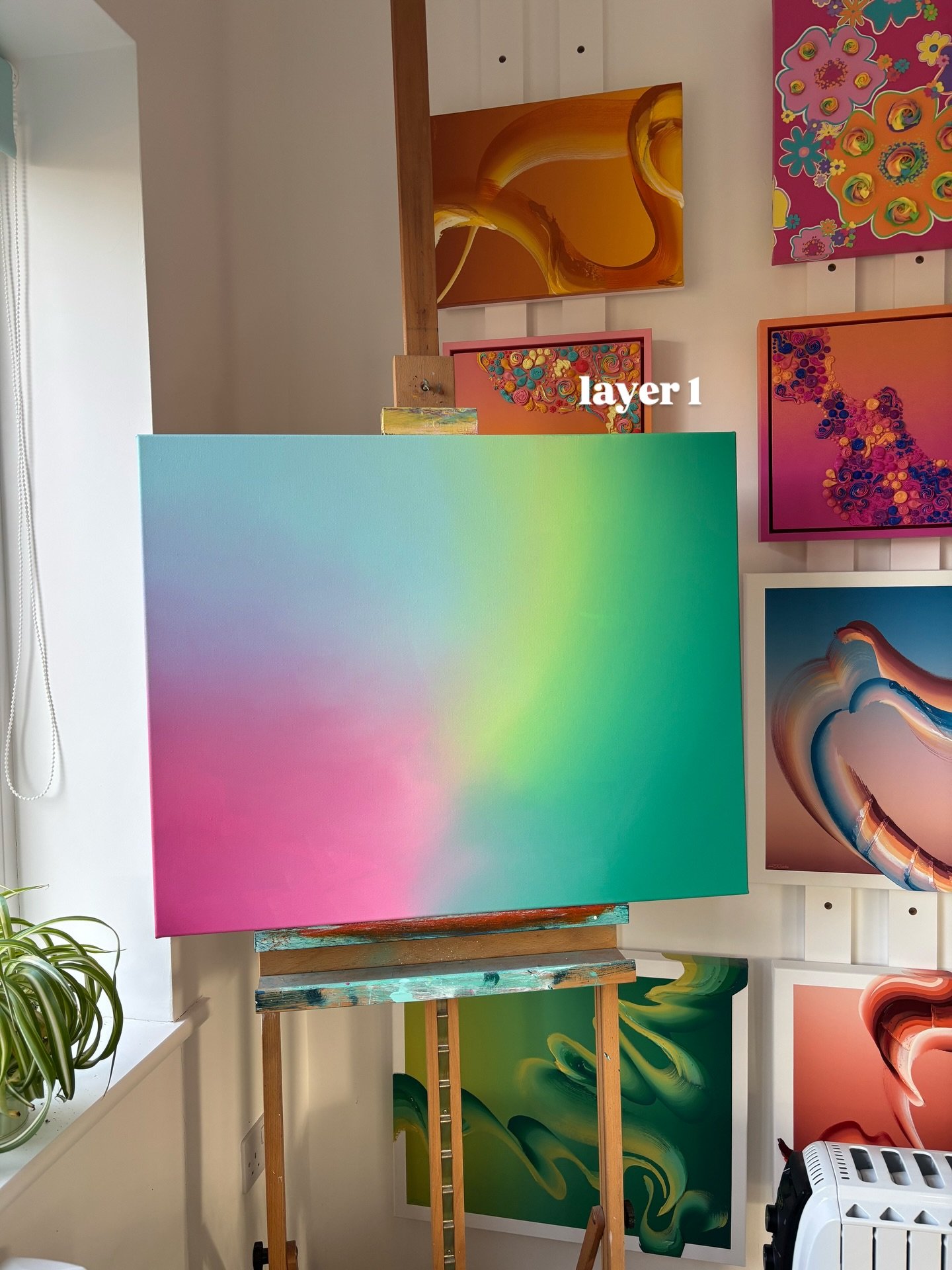 Working on this one layer by layer ✨

Not quite finished yet but having a lot of fun with it now! 🙌🏻💖
I put a lot of pressure on myself to finish this for the release last week but for some reason I was just a bit blocked when it came to this one 