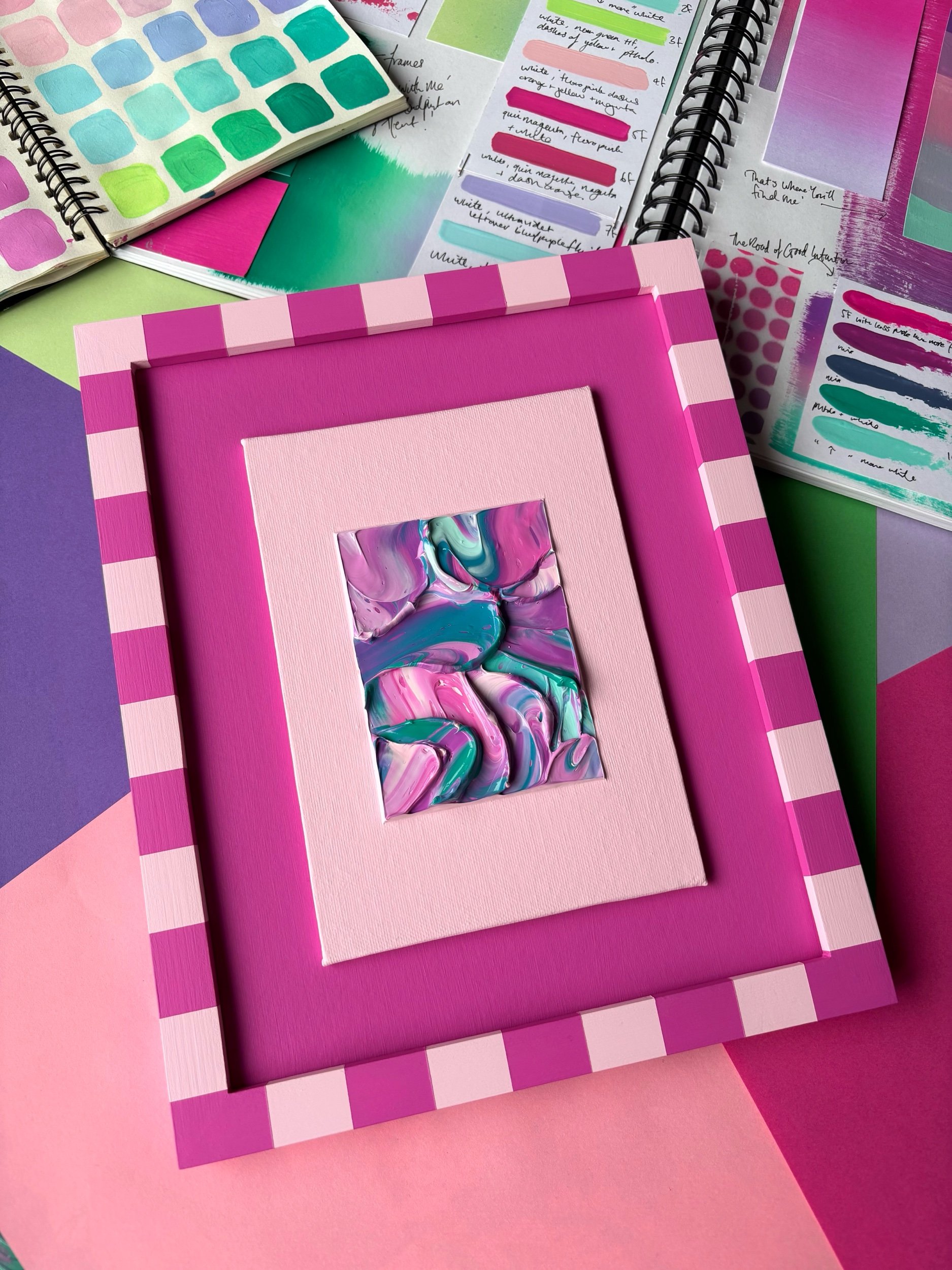 Abstract Texture Study No.7 (Soft Pink)