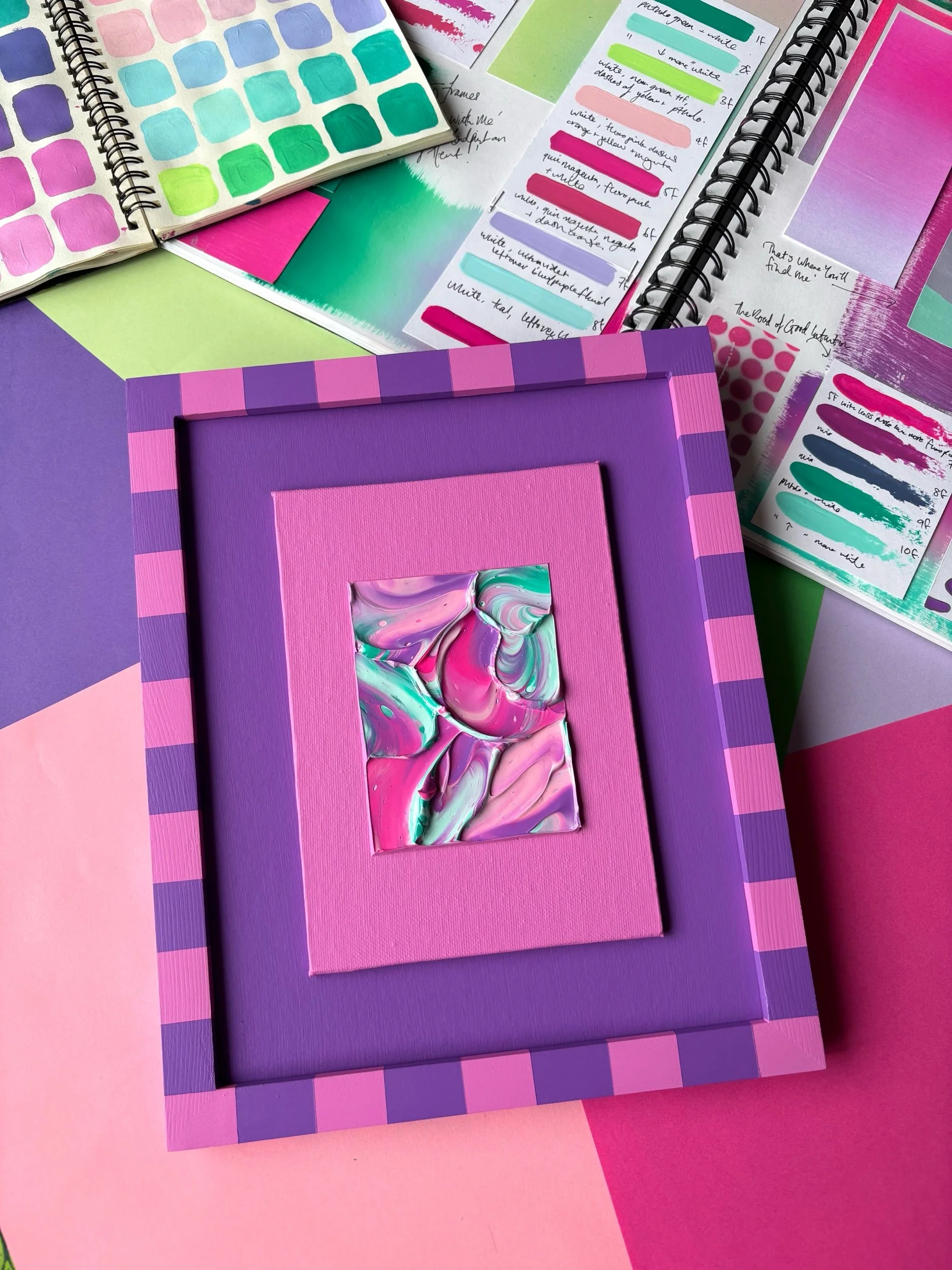 Abstract Texture Study No.5 (Orchid)