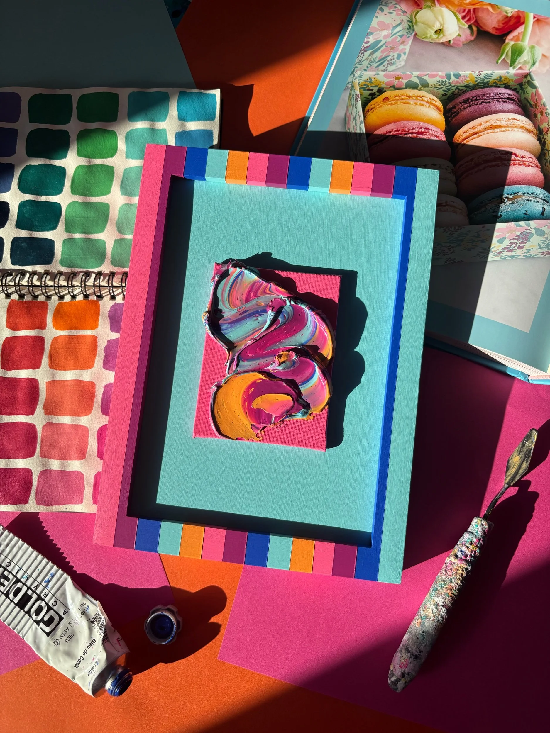 Abstract Texture Study No.16 (Hot Pink)