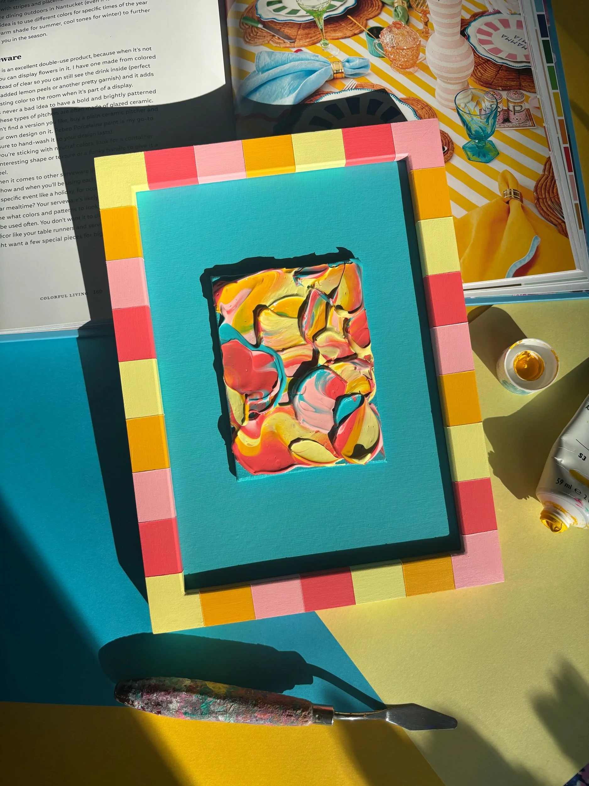 Abstract Texture Study No.18 (Cyan)