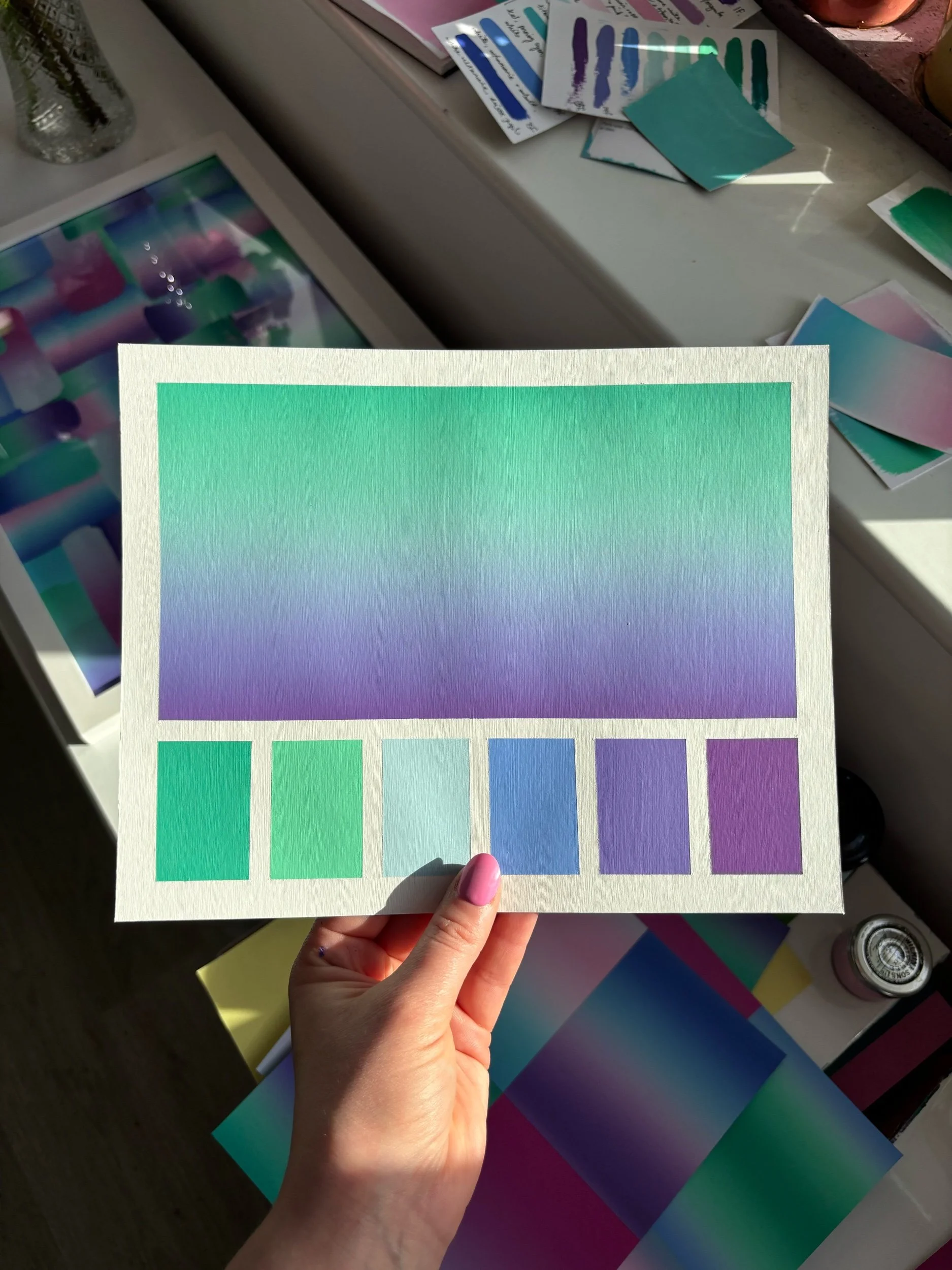 Colour Palette - 8"10" on Paper