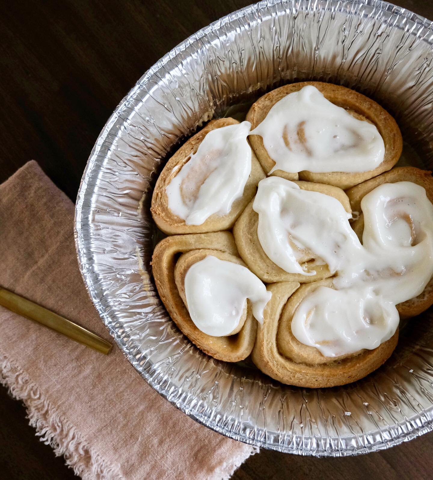 Limited menu item incoming! 🚨 Lemon-cardamom take-and-bake sweet rolls are available for pick-up 5.6&ndash;5.8! Order cut-off is Wednesday 5.4.

This springy twist on my original cinnamon-pecan rolls is so fresh &amp; bright. 🍋 You can order 6 or 1