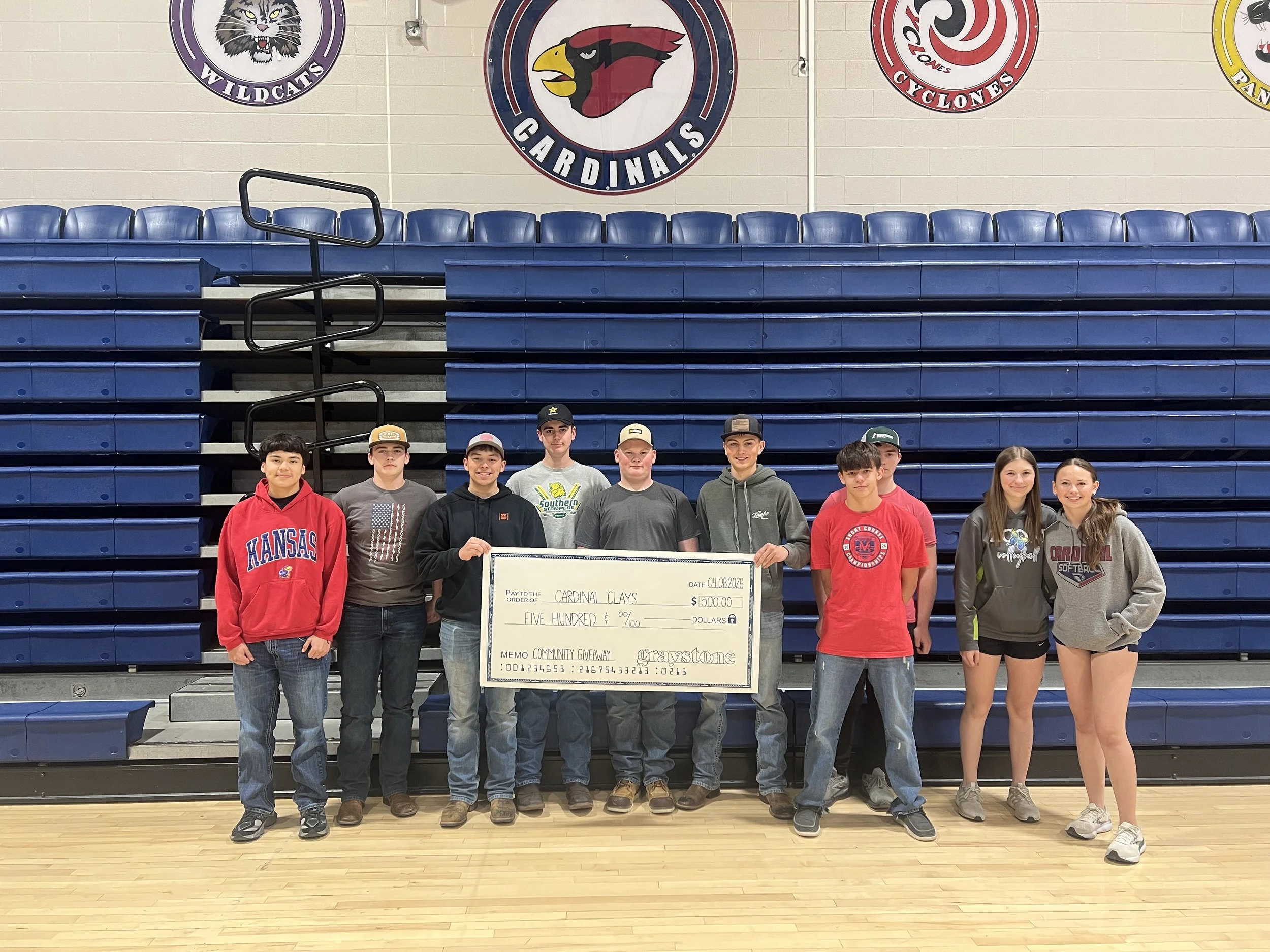 Eudora High School Cardinal Clays Win Graystone Painting &amp; Refinishing Community Giveaway