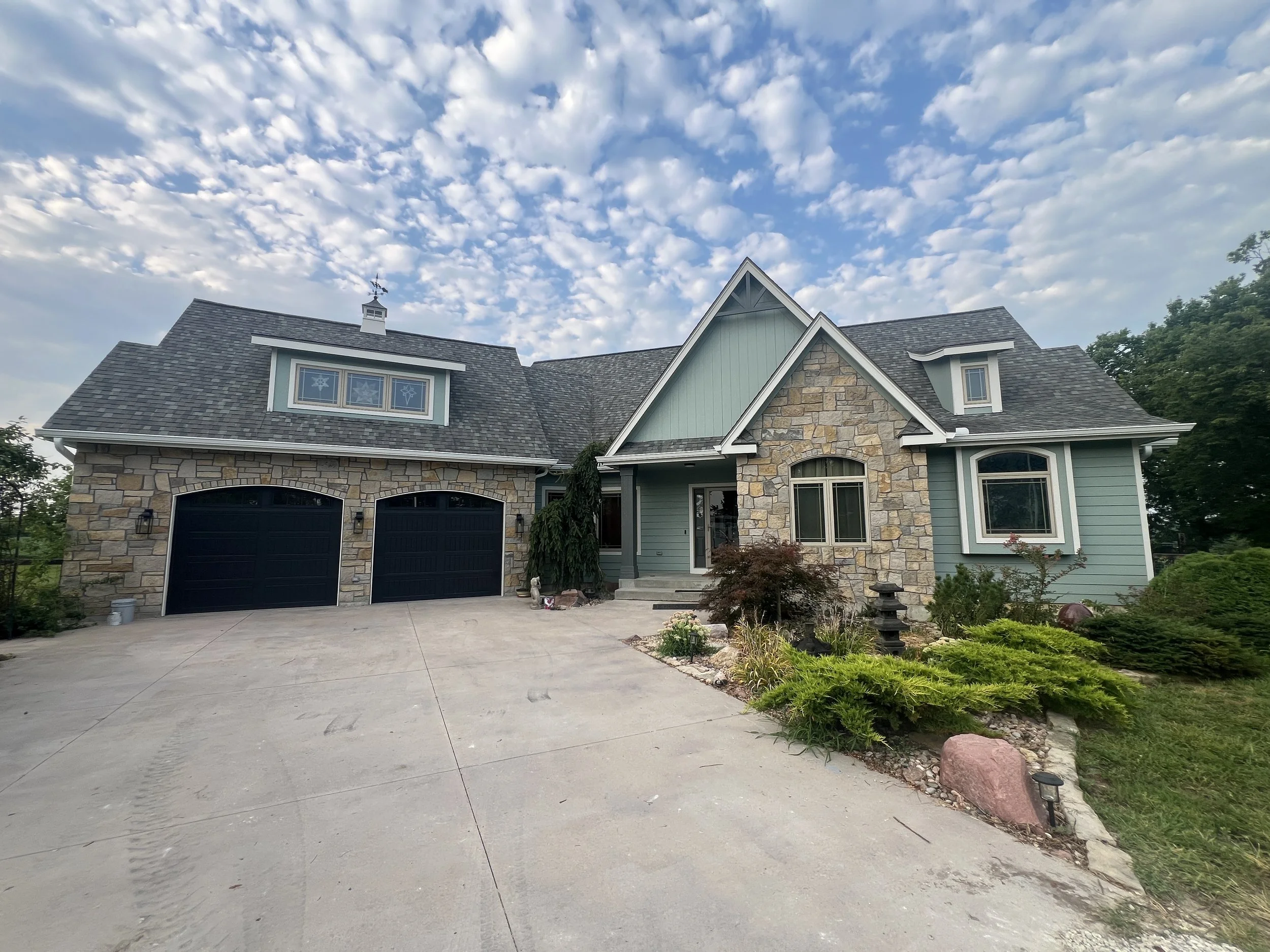 Recent Exterior Painting Project: Bringing This Home Back to Life with Sherwin-Williams Emerald Rain Refresh