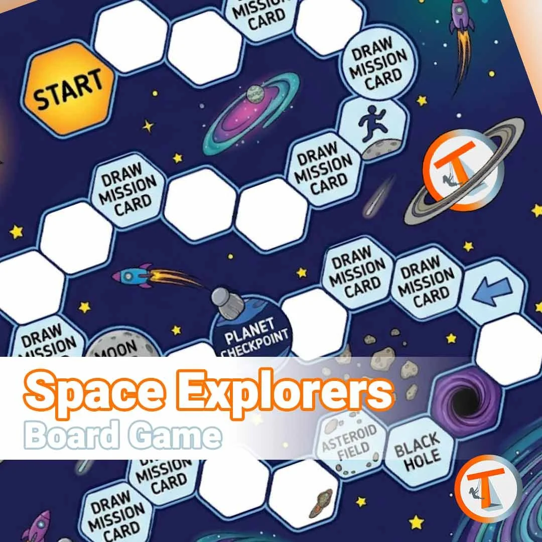 Space Explorers Board Game