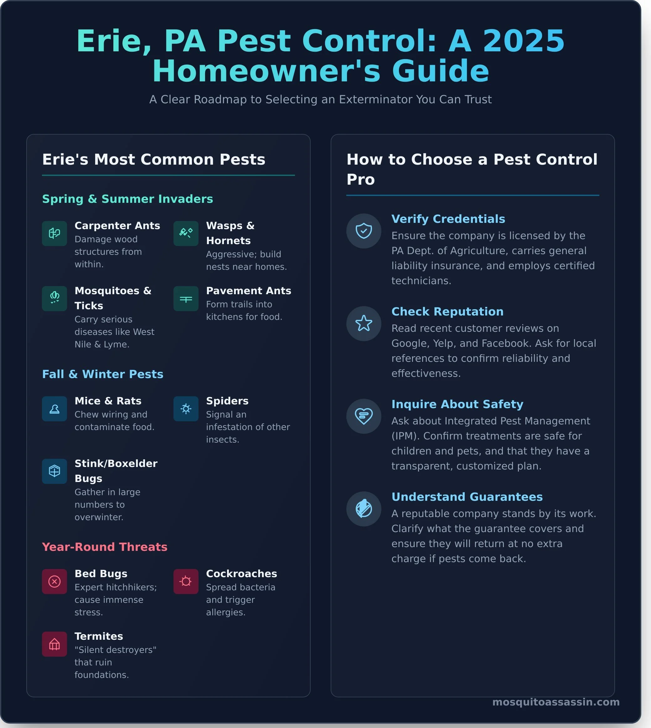 Pest Control Erie PA: A 2026 Guide to Choosing the Best Exterminator