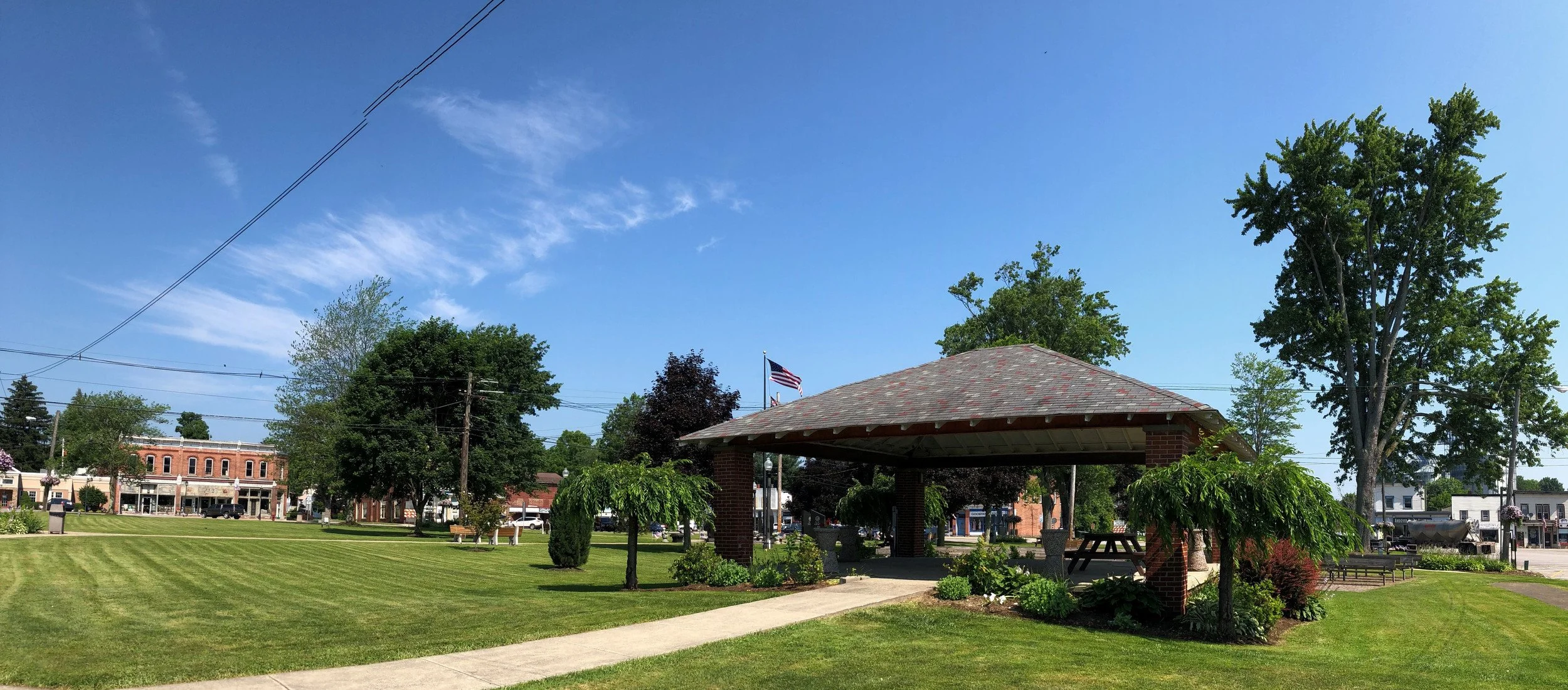 Pymatuning Lake and rural homes in Andover Ohio representing residential and commercial pest control services by Mosquito Assassin Pest Control