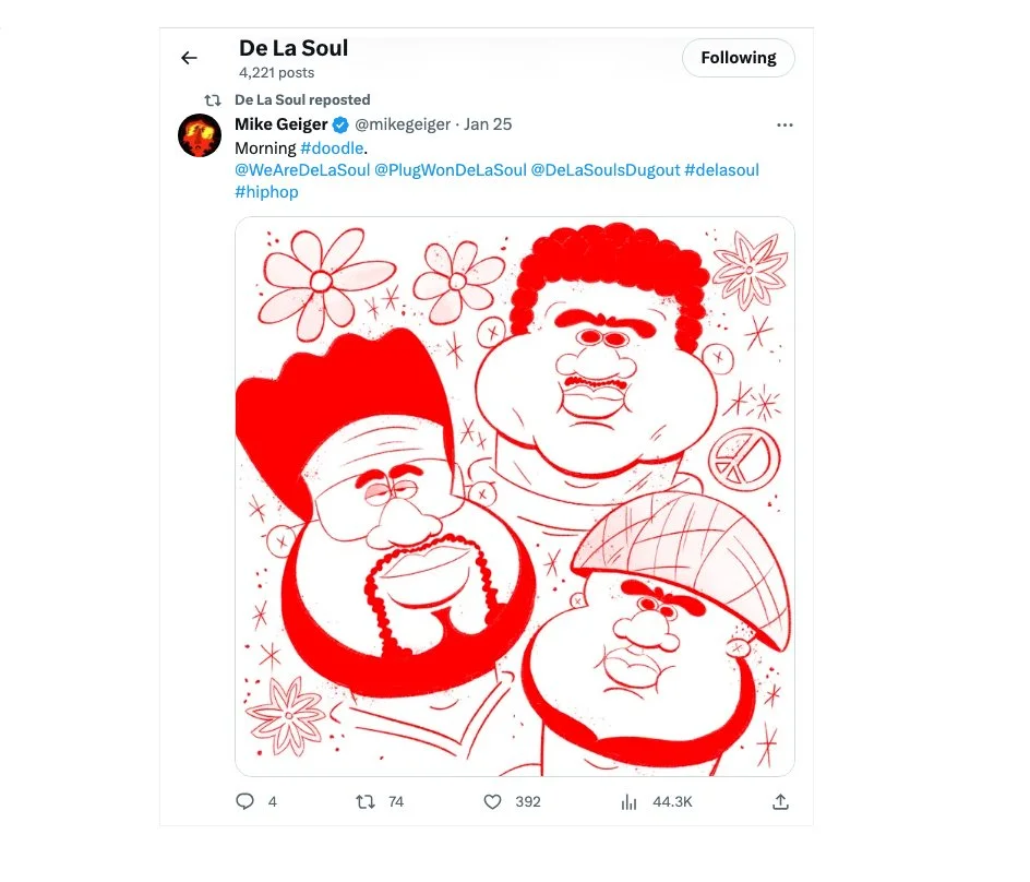 De La Soul fan art.