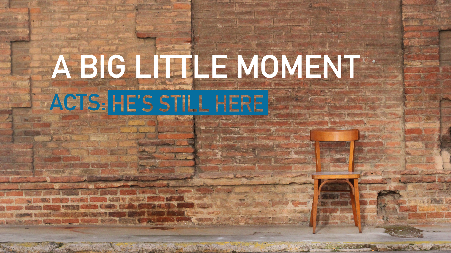 A Big Little Moment