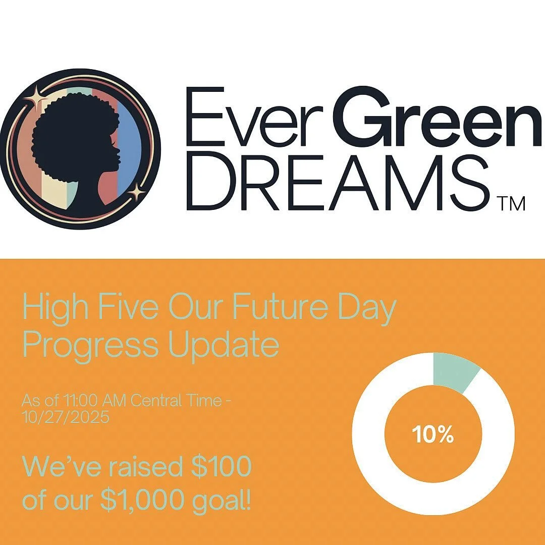 MY NON-PROFIT HAS ITS FIRST DONOR! 
10% FUNDED! EverGreen Dreams is officially on its way!

Repost from @evergreendreams10272020 
A huge THANK YOU to an incredible friend of @evergreendreams10272020 who showed up BIG with a $100 gift this morning! 

