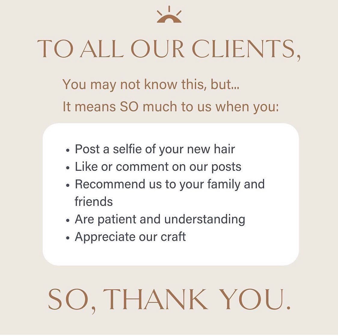 From the style house team, thank you to each and every one of you for all of the love and support you continue to show us 💗

&bull;
&bull;
&bull;
&bull;
&bull;
&bull;
 #stylehousesalon  #parrish #parrishhair #parrishhairsalon #parrishhairstylist  #p